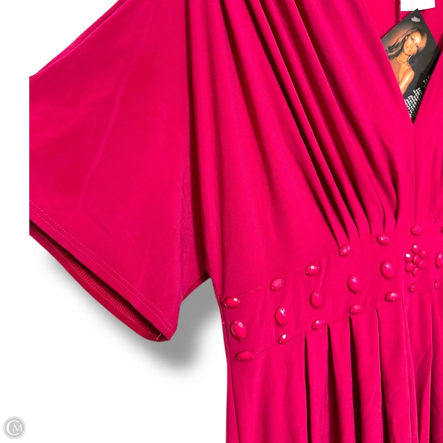 Dress Casual Short By Iman Hsn In Pink, Size: L