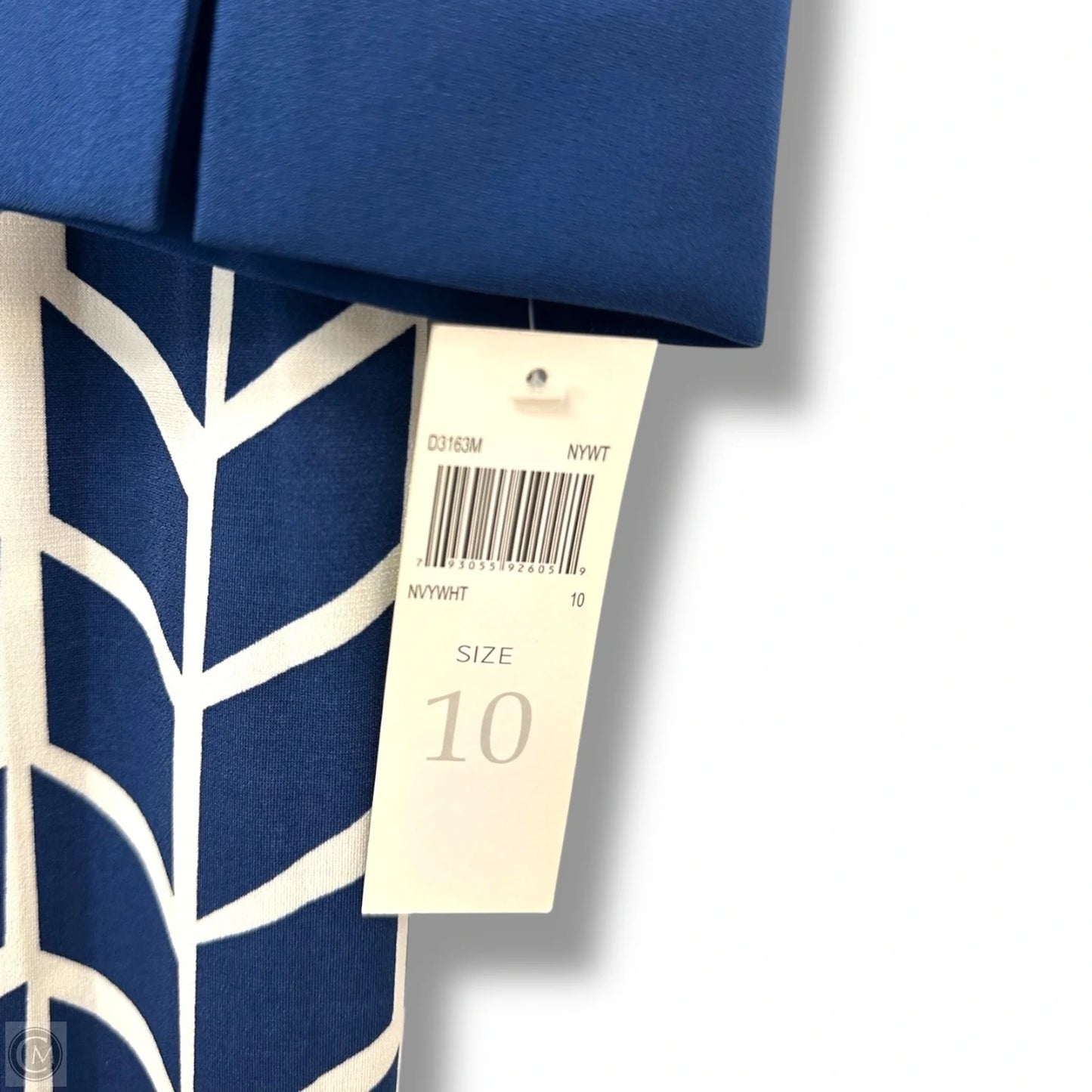 Dress Casual Short By Donna Morgan In Blue, Size: M