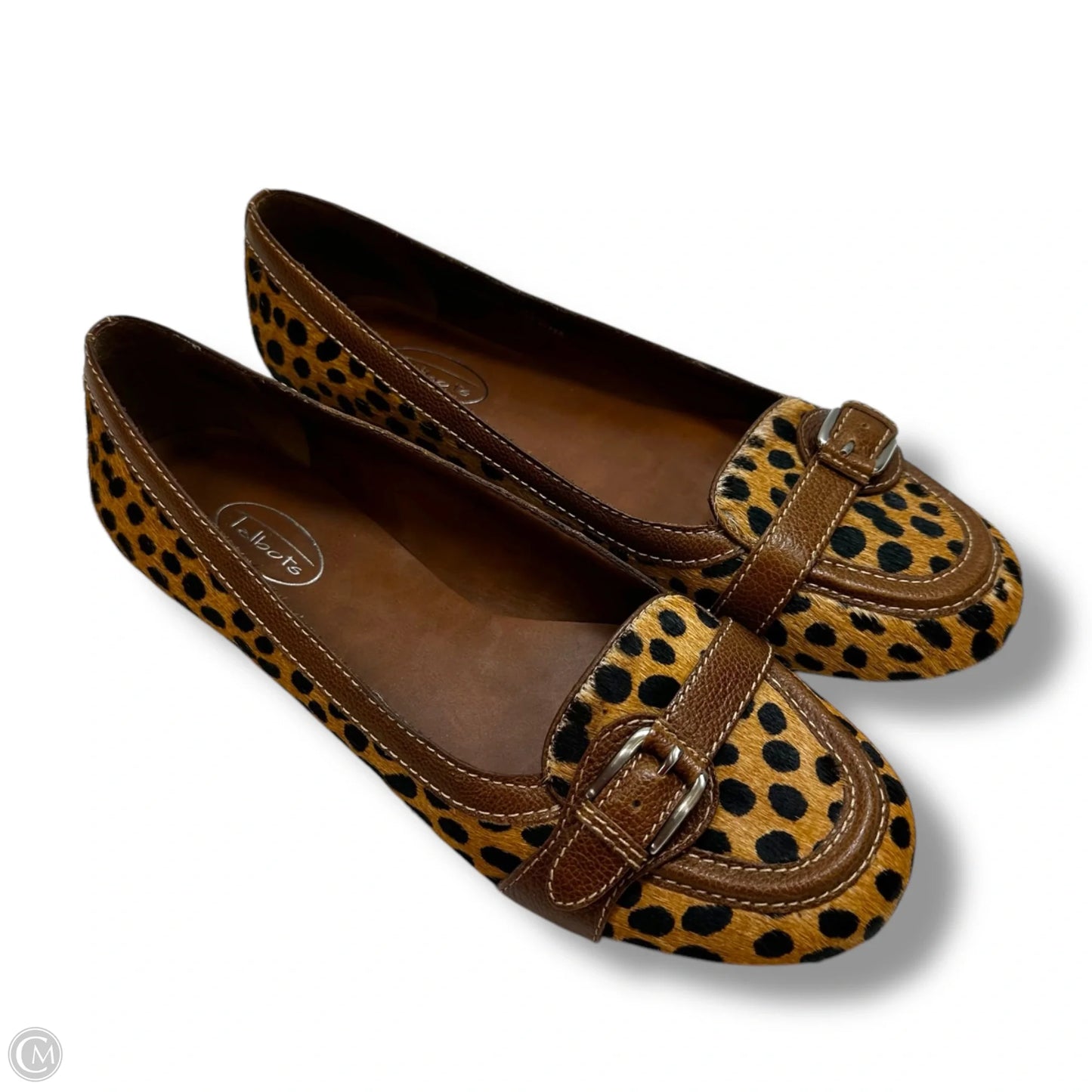 Shoes Flats By Talbots In Animal Print, Size: 9.5