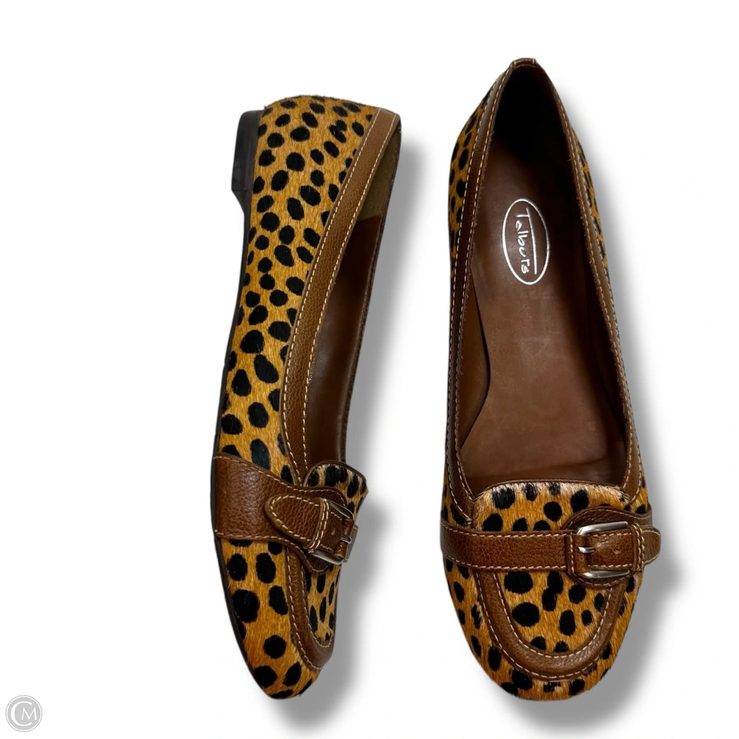 Shoes Flats By Talbots In Animal Print, Size: 9.5
