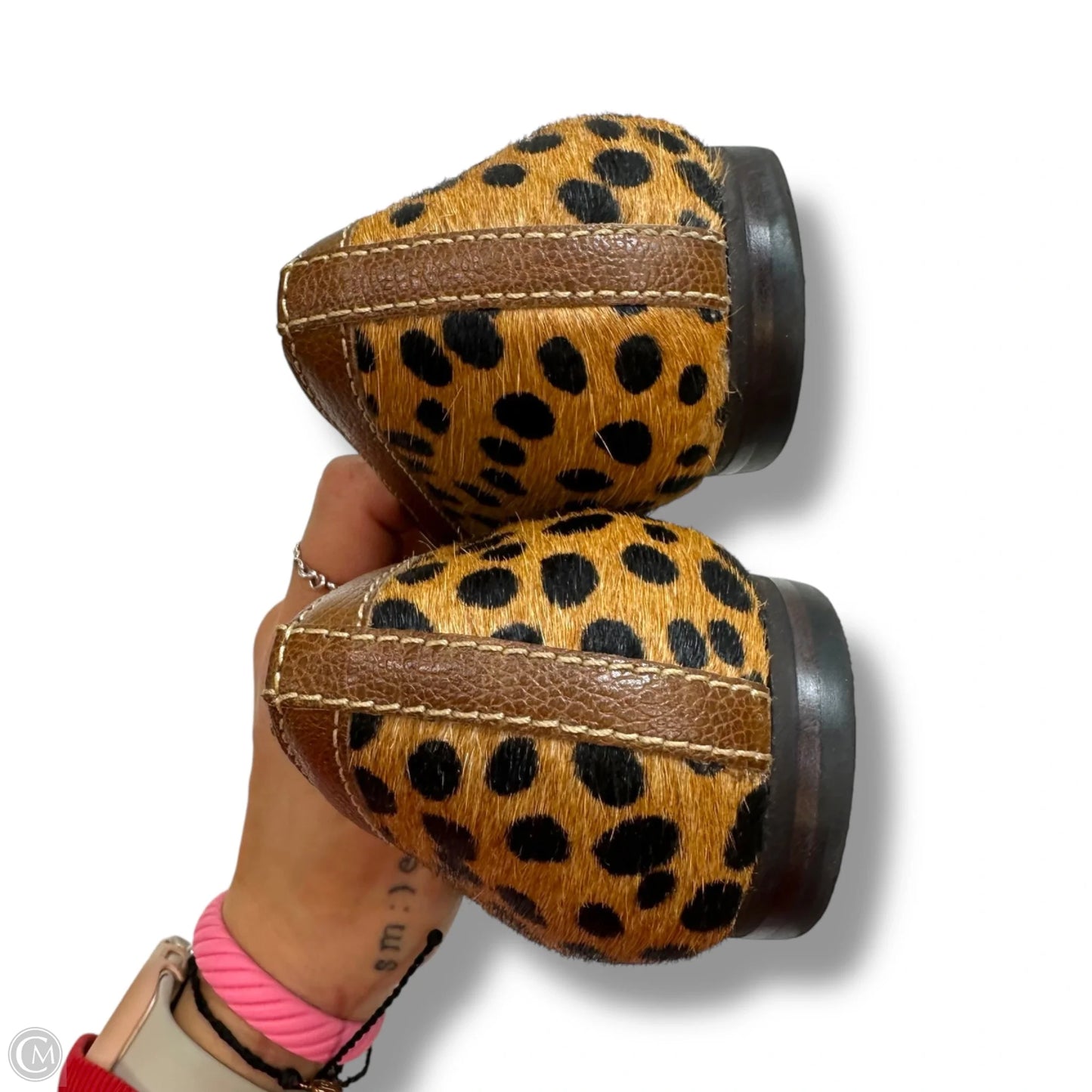 Shoes Flats By Talbots In Animal Print, Size: 9.5