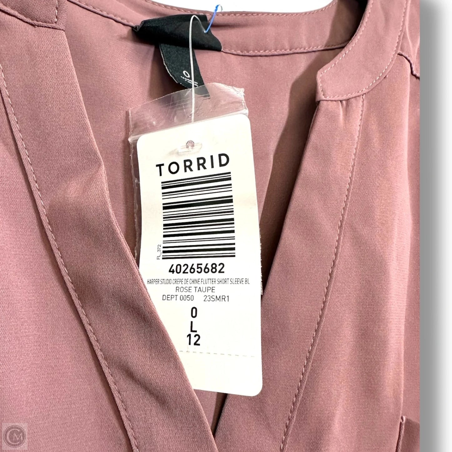 Top Short Sleeve By Torrid In Mauve, Size: M