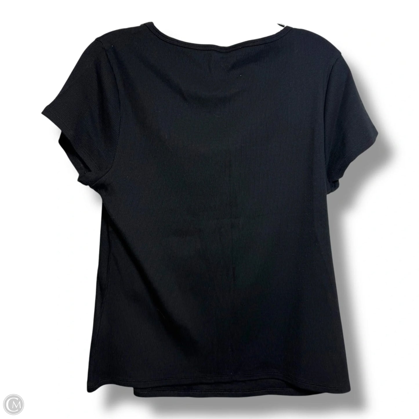 Top Short Sleeve Basic By Old Navy In Black, Size: Xl
