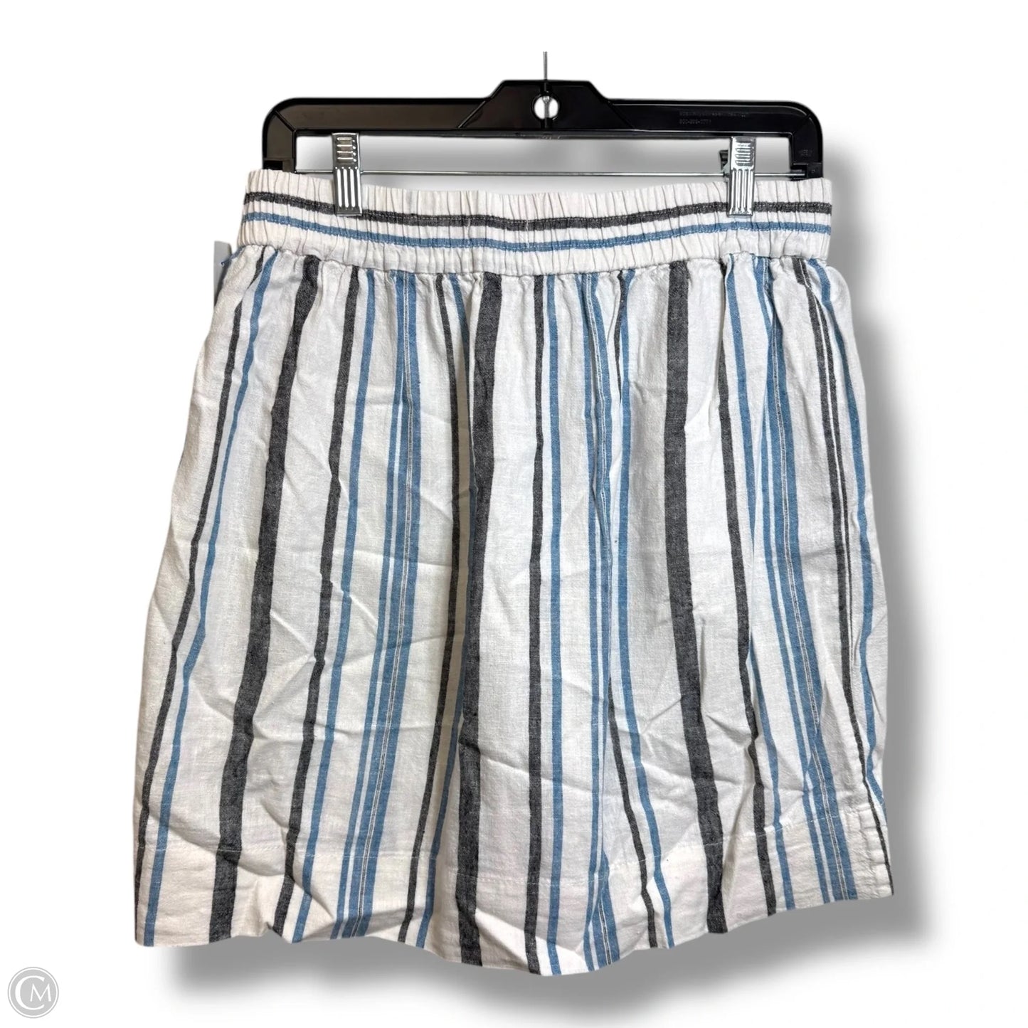 Skirt Mini & Short By Loft In Striped Pattern, Size: S