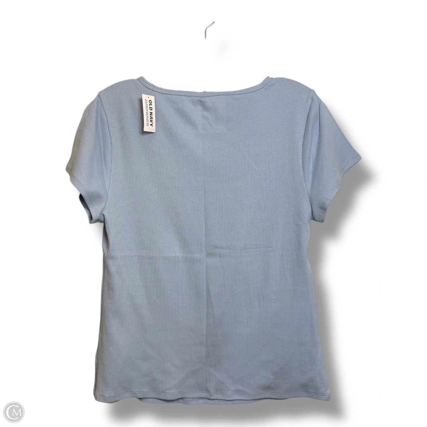 Top Short Sleeve Basic By Old Navy In Blue, Size: Xl