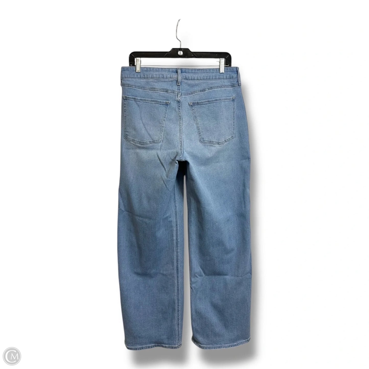 Jeans high rise wow Wide Leg By Old Navy In Blue Denim, Size: 12