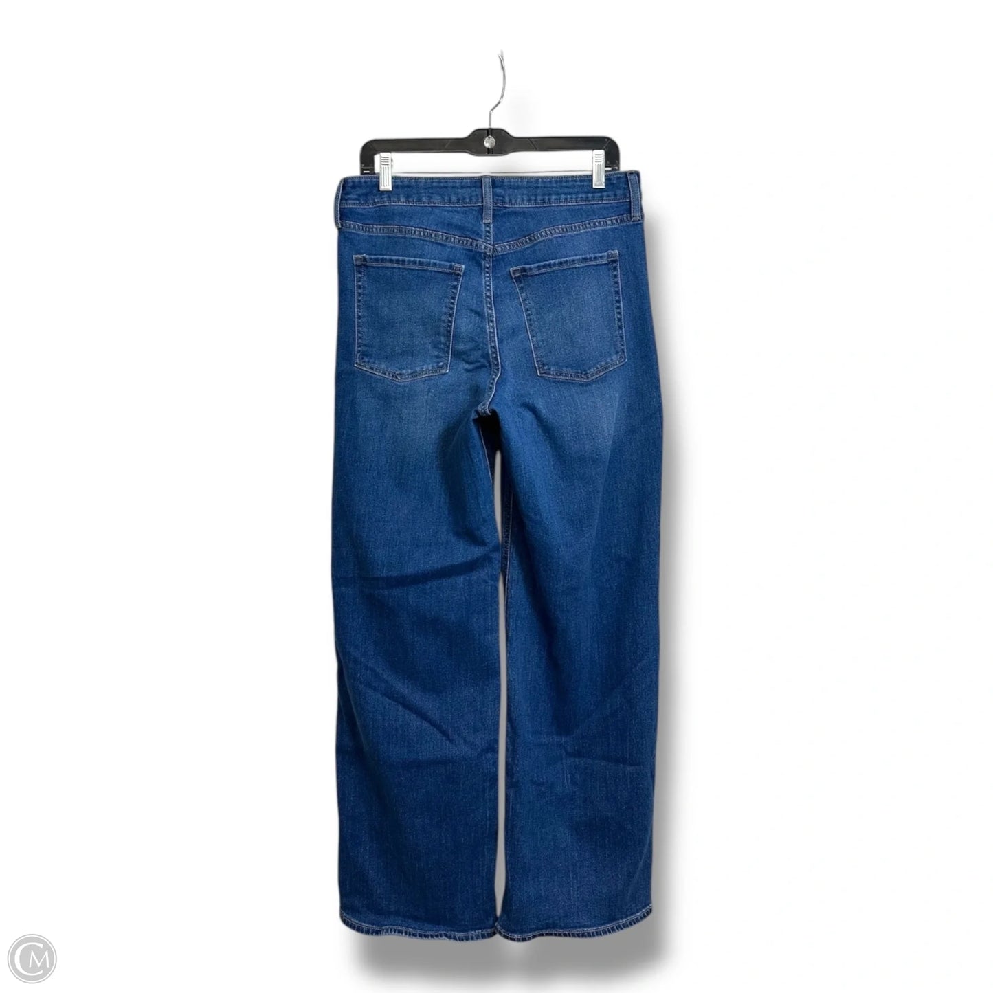 Jeans high rise wow Wide Leg By Old Navy In Blue Denim, Size: 12