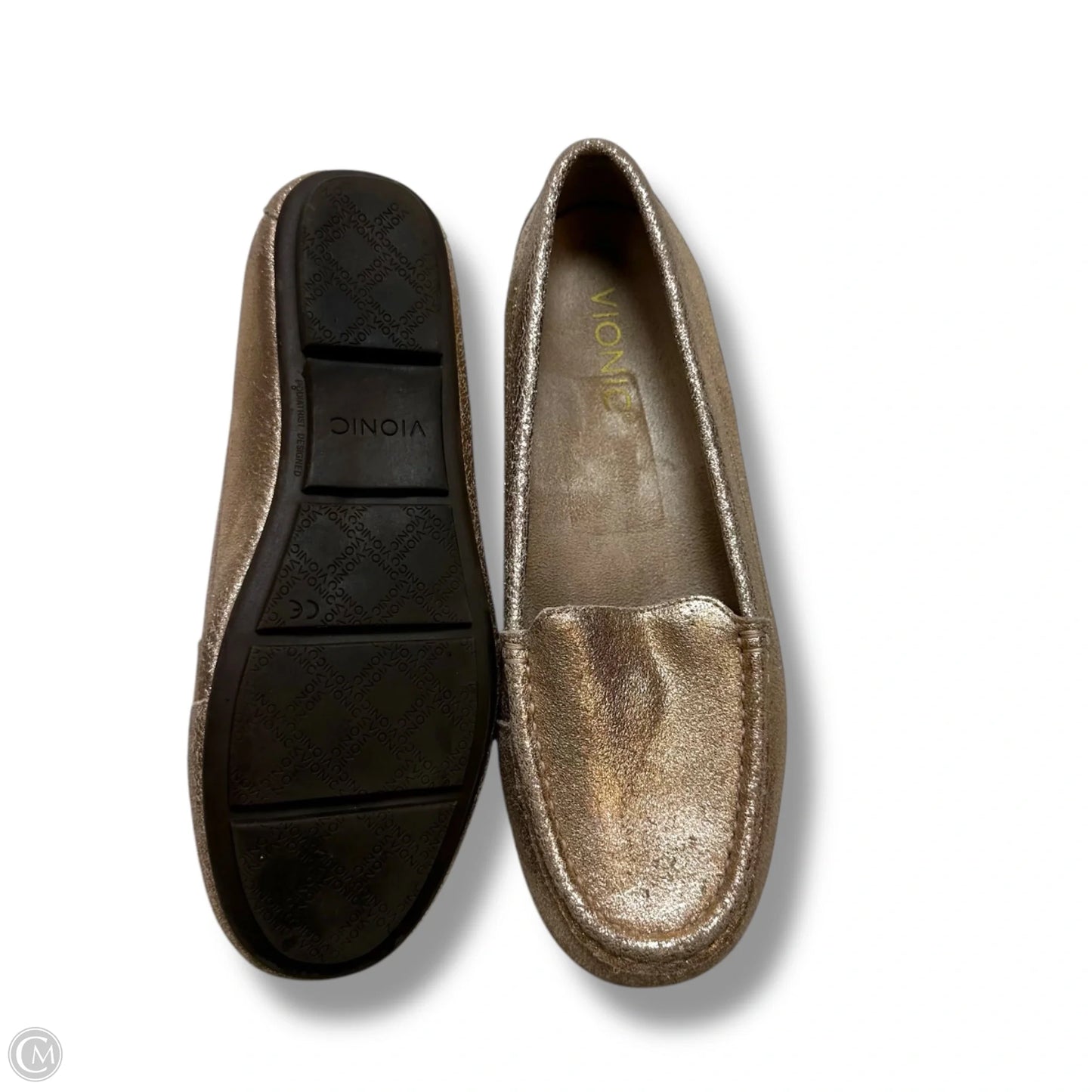Shoes Flats By Vionic In Bronze, Size: 7