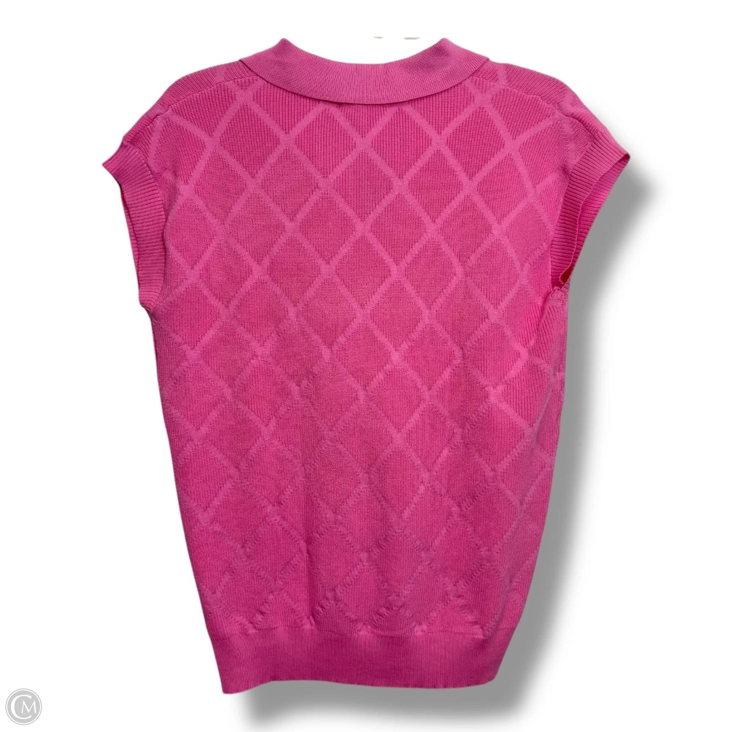 Top Sleeveless By Clothes Mentor In Pink, Size: L