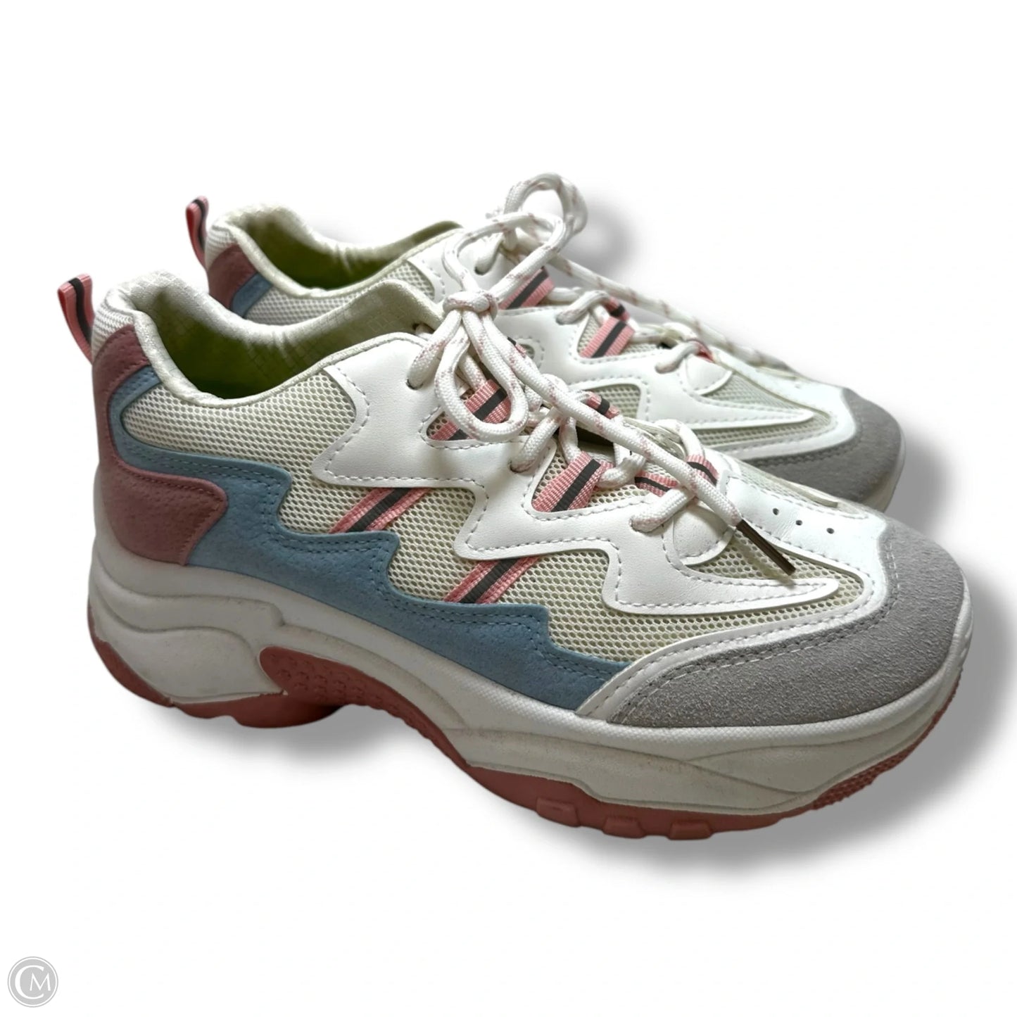 Shoes Sneakers By Cme In White, Size: 5.5