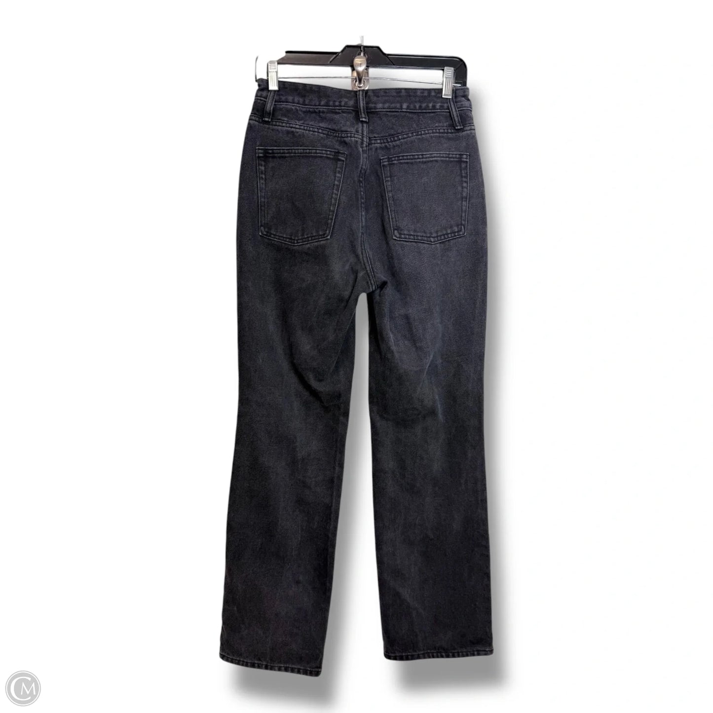 Jeans Straight By Shoedazzle In Black Denim, Size: 4