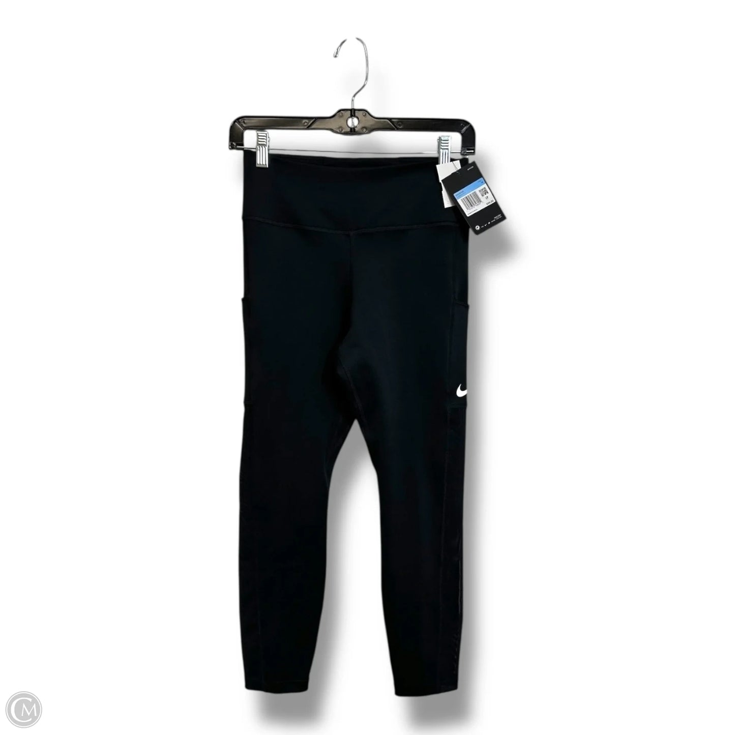 Athletic Leggings By Nike Apparel In Black, Size: M