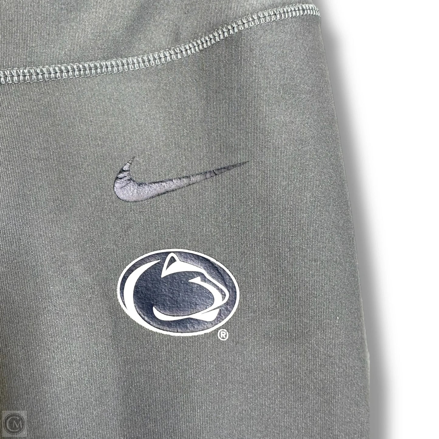 Penn State Athletic Leggings By Nike Apparel In Grey, Size: M