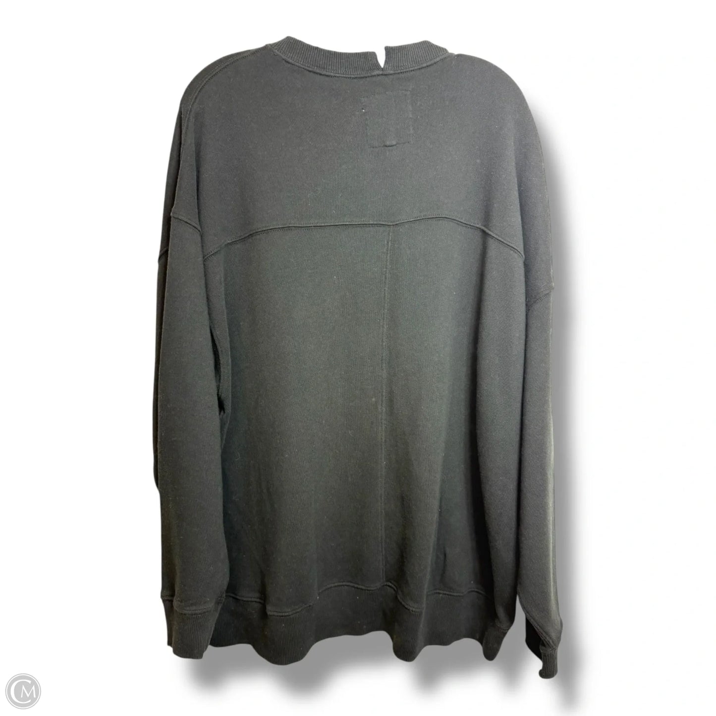Sweatshirt Crewneck By Aerie In Black, Size: L