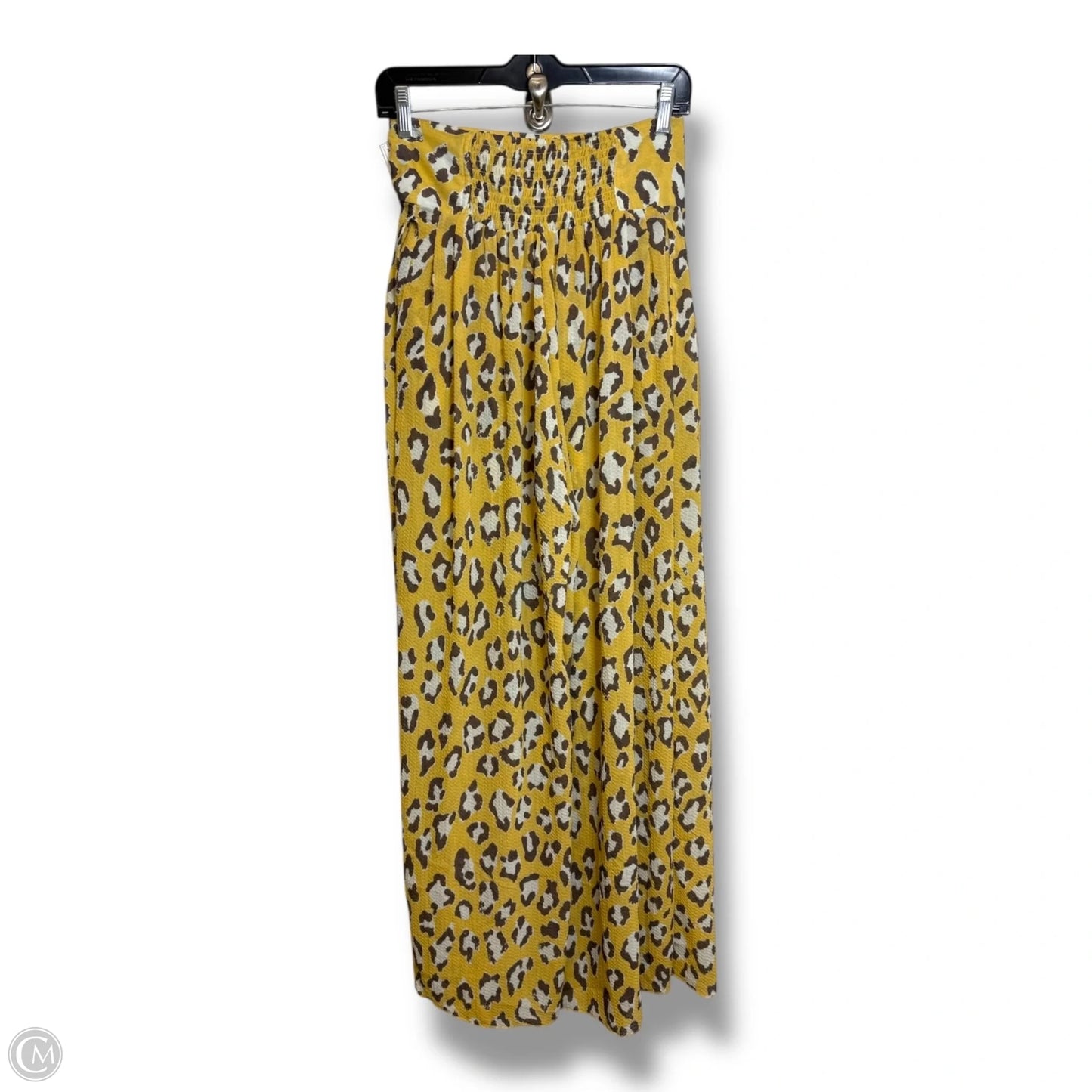 Pants Wide Leg By Free People In Animal Print, Size: Xs