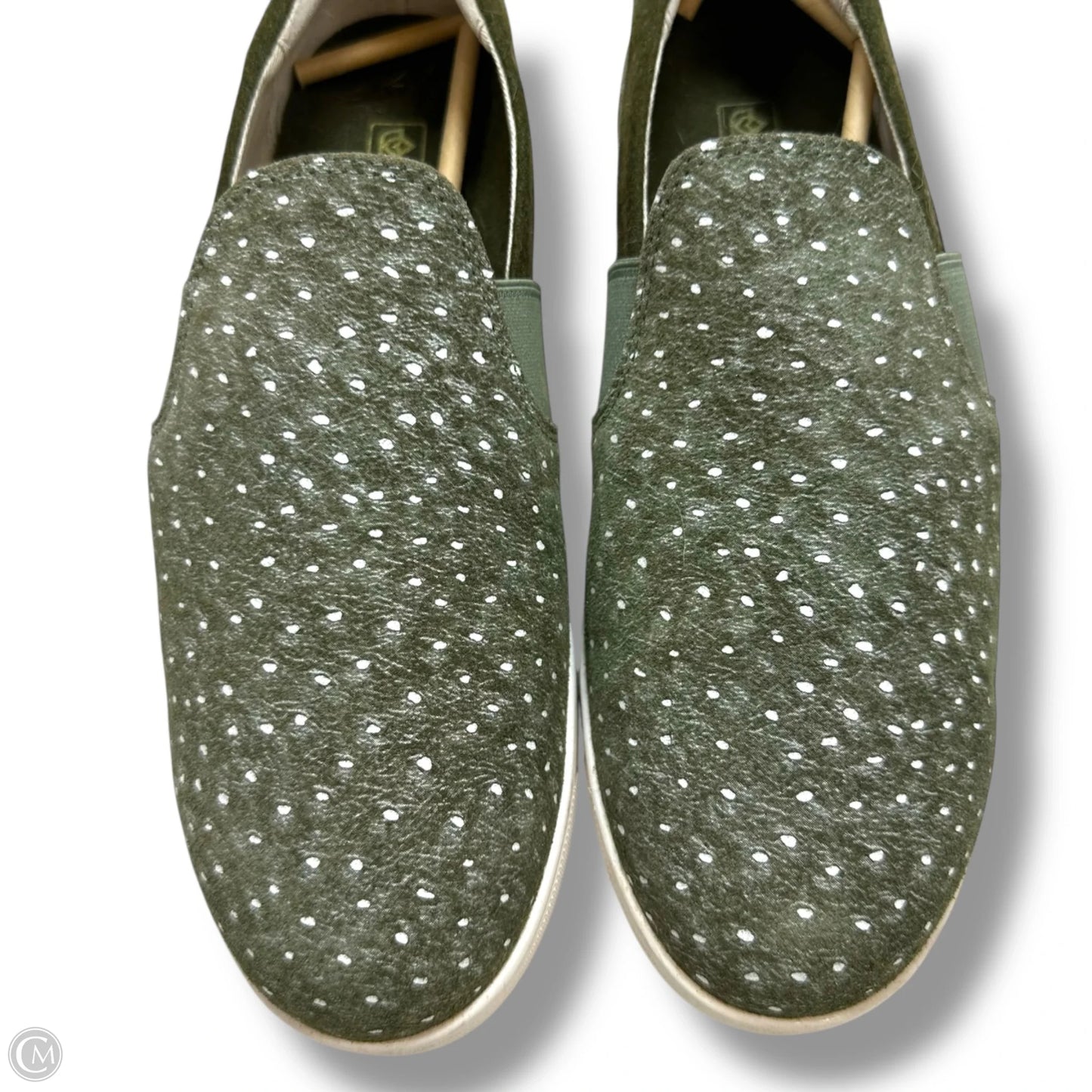 Shoes Flats By Clothes Mentor In Green, Size: 9.5