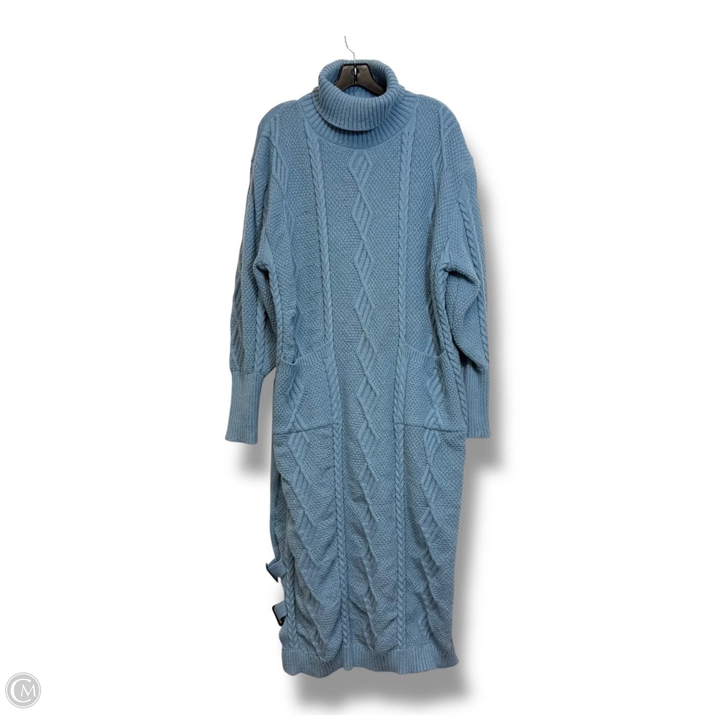 Dress Sweater By Cmf In Blue, Size: 2x