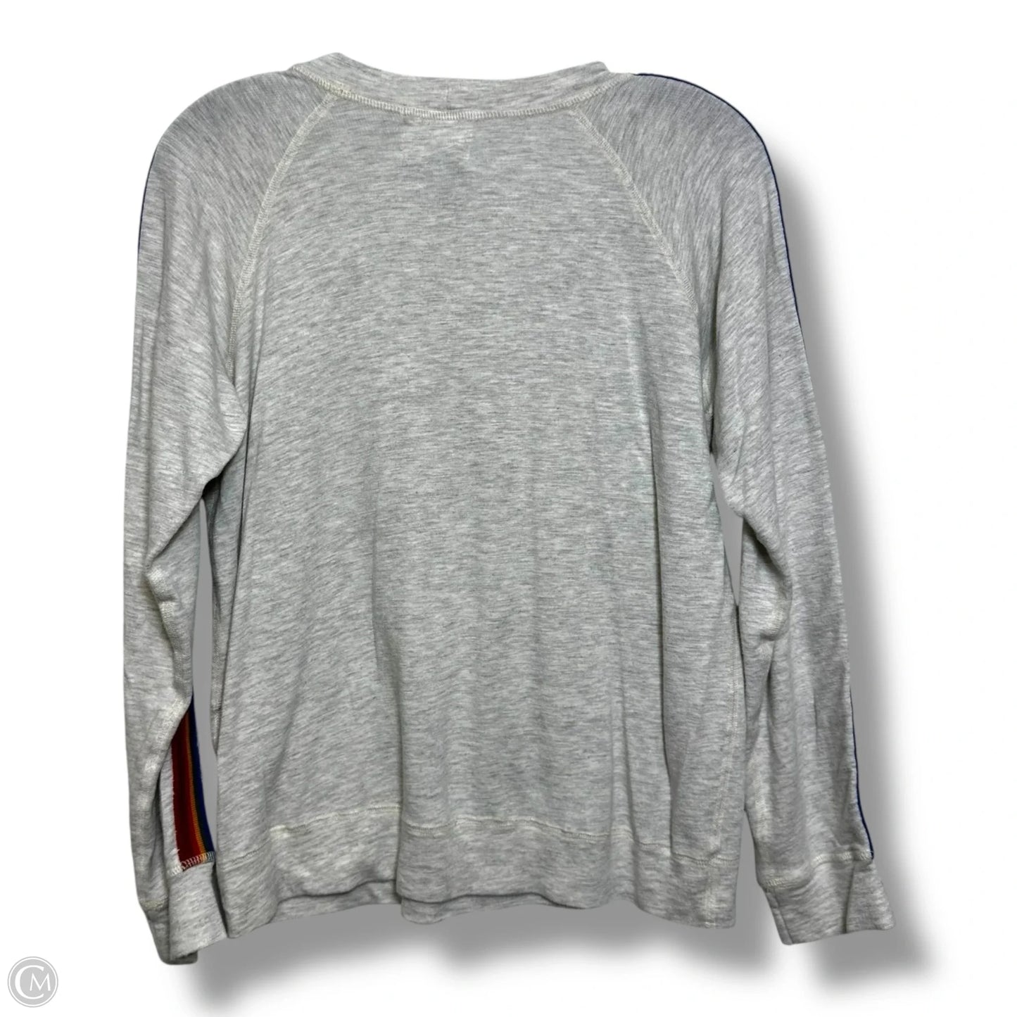 Top Long Sleeve By MONROW In Rainbow Print, Size: Xs