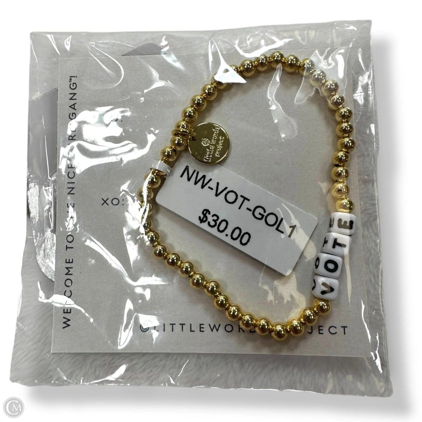 Vote Bracelet By LITTLE WORDS PROJECT