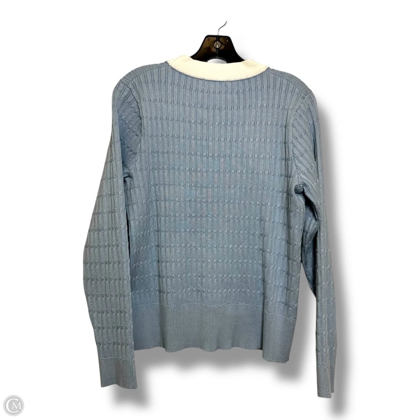 Cardigan By Adrianna Papell In Blue, Size: L