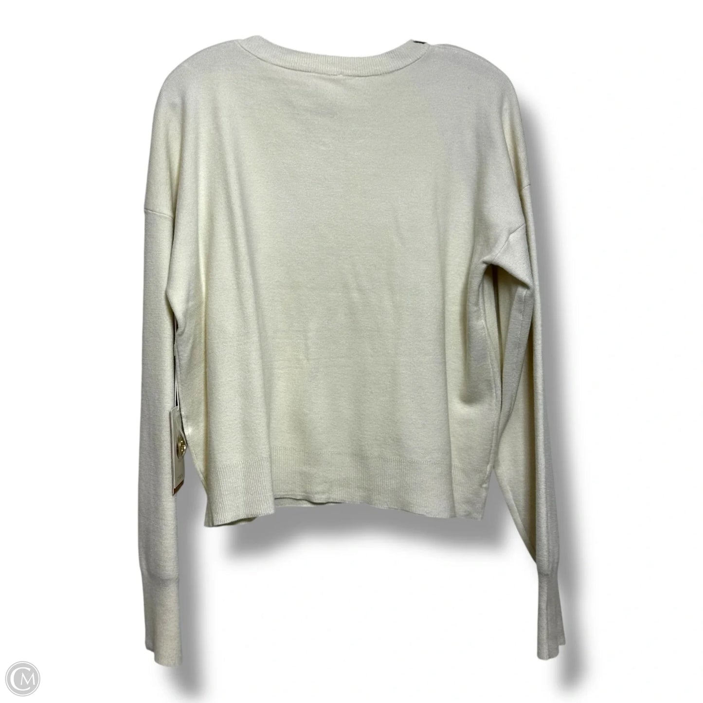 Cardigan By Cyrus Knits In Ivory, Size: L