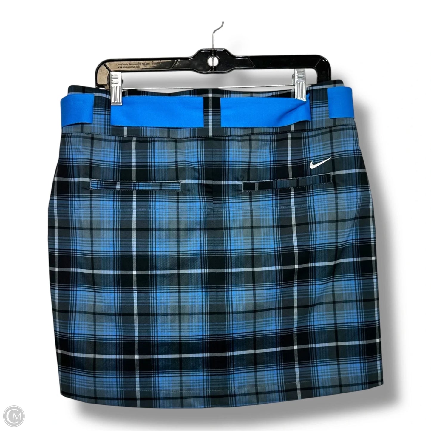 Golf Skort By Nike Apparel In Plaid Pattern, Size: 8
