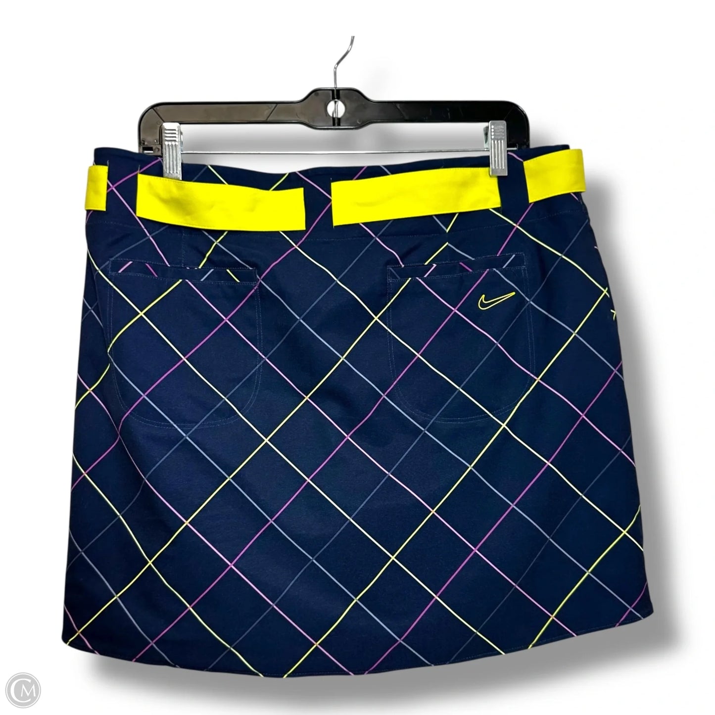 Golf Skort By Nike Apparel In Plaid Pattern, Size: 10
