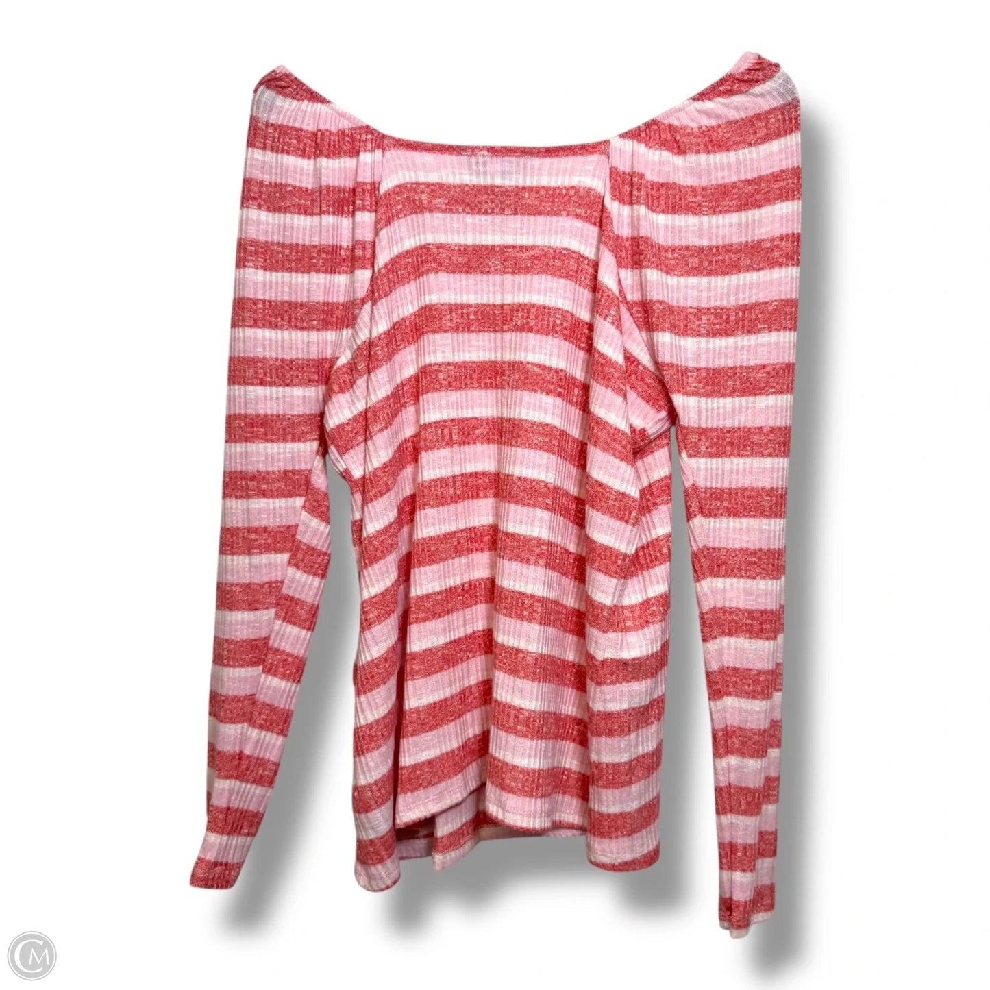 Top Long Sleeve By Lane Bryant In Striped Pattern, Size: Xl