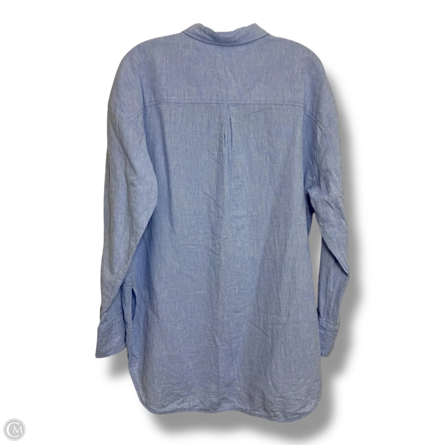 Top Long Sleeve By Maeve In Blue, Size: S