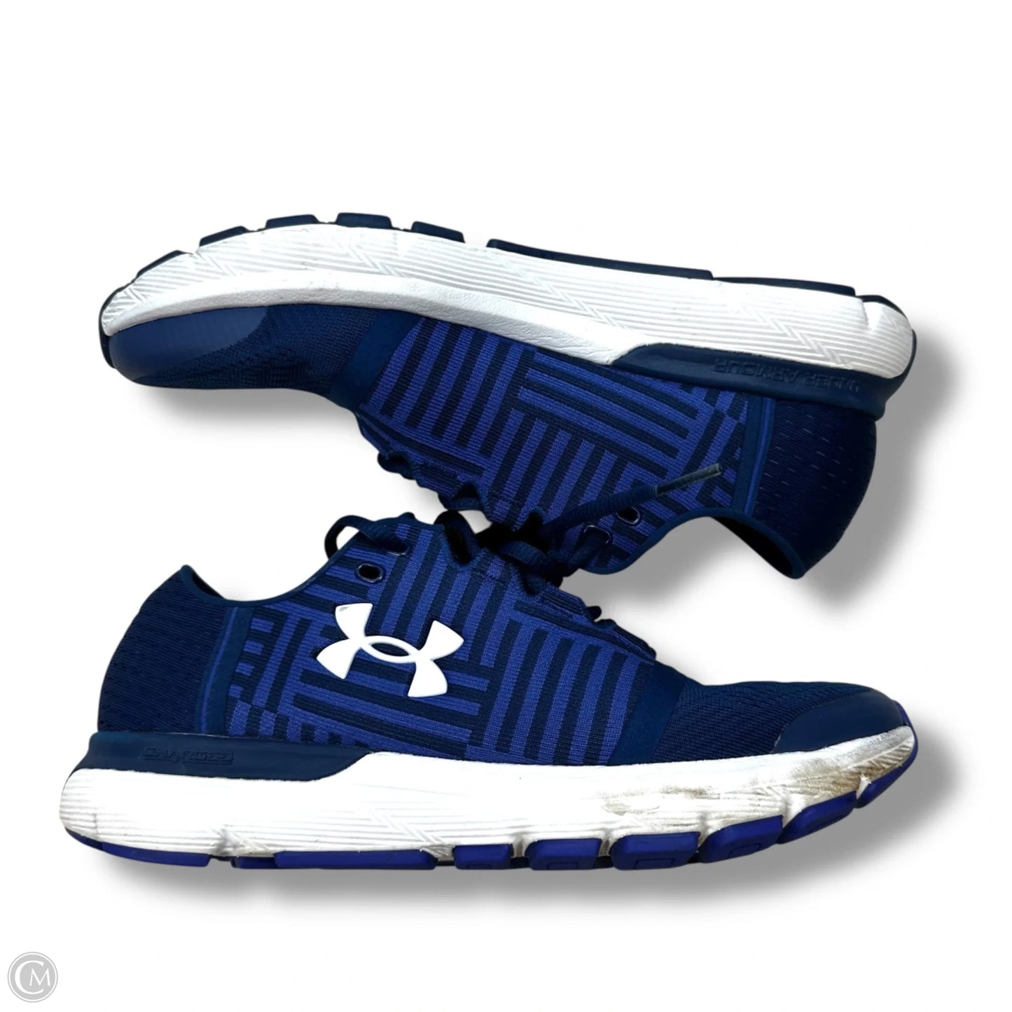 Shoes Sneakers By Under Armour In Navy, Size: 8.5