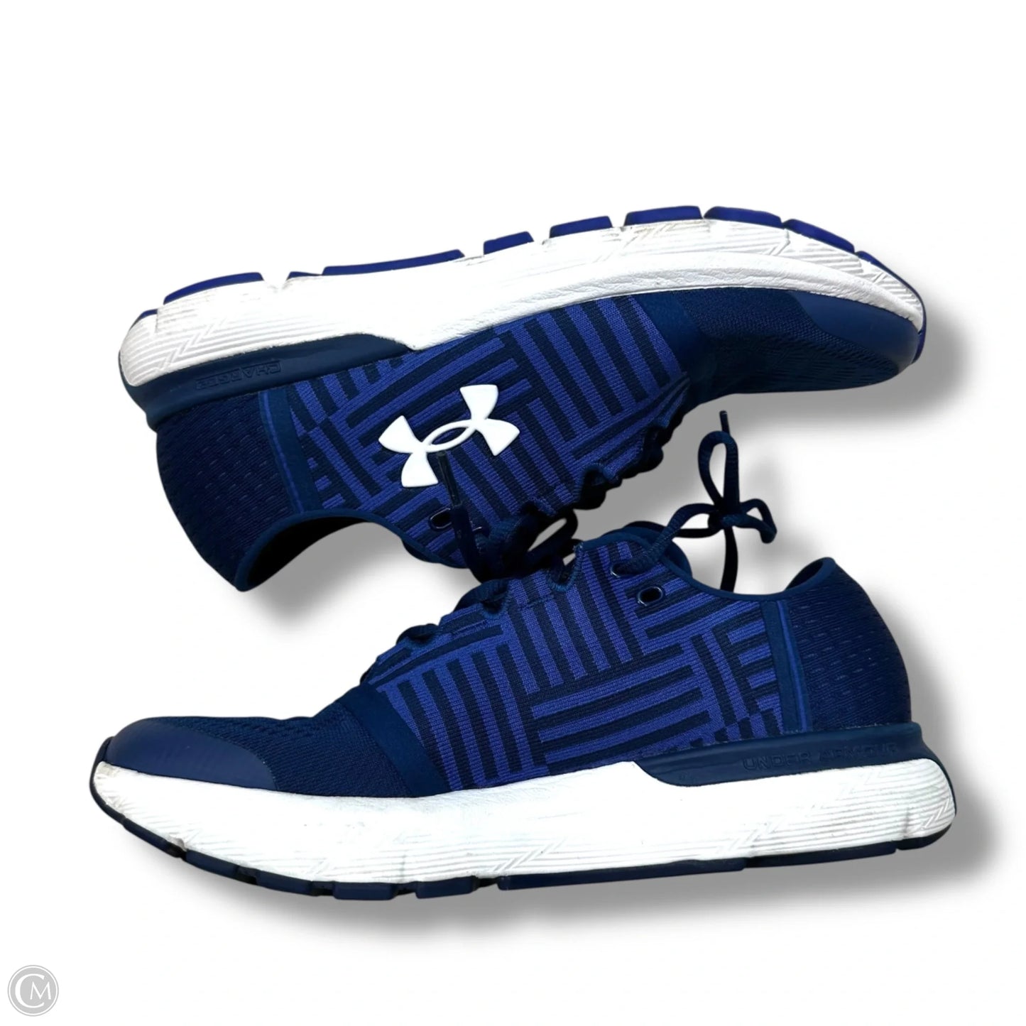 Shoes Sneakers By Under Armour In Navy, Size: 8.5