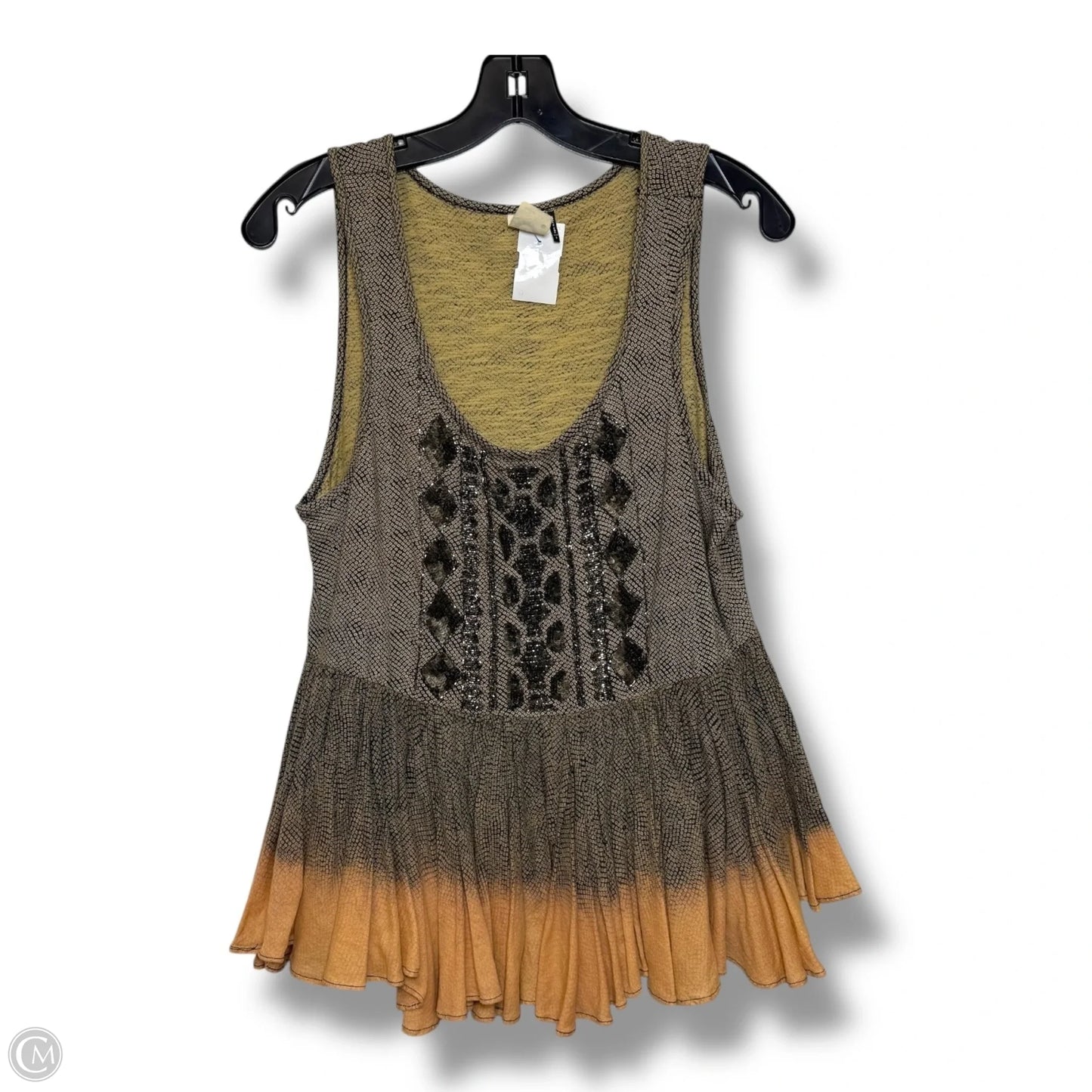 Top Sleeveless By Akemi And Kin In Bronze, Size: S