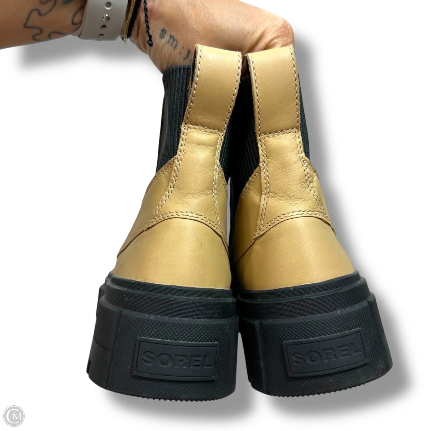Boots Ankle Flats By Sorel In Tan, Size: 8.5