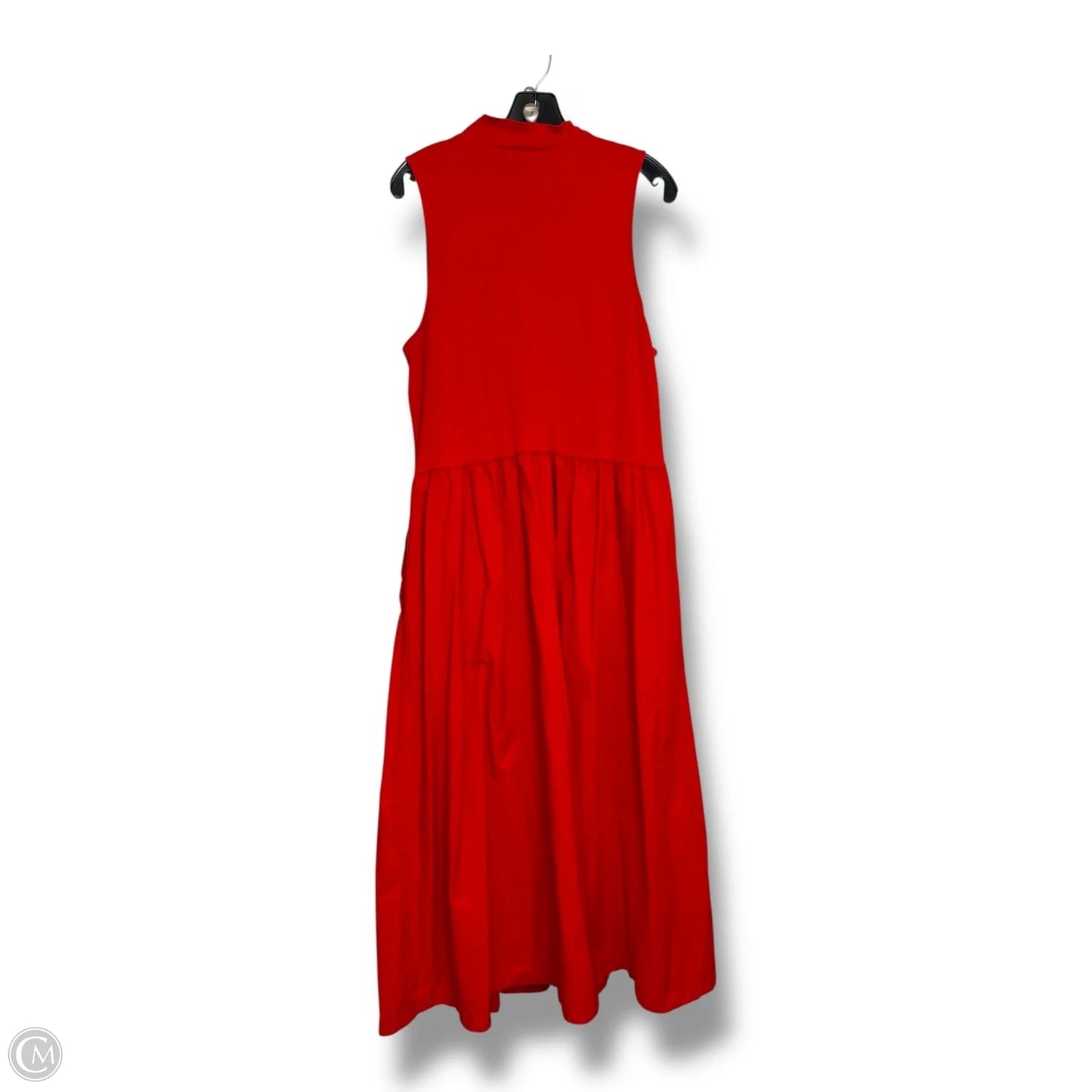 Dress Casual Midi By A New Day In Red, Size: Xxl