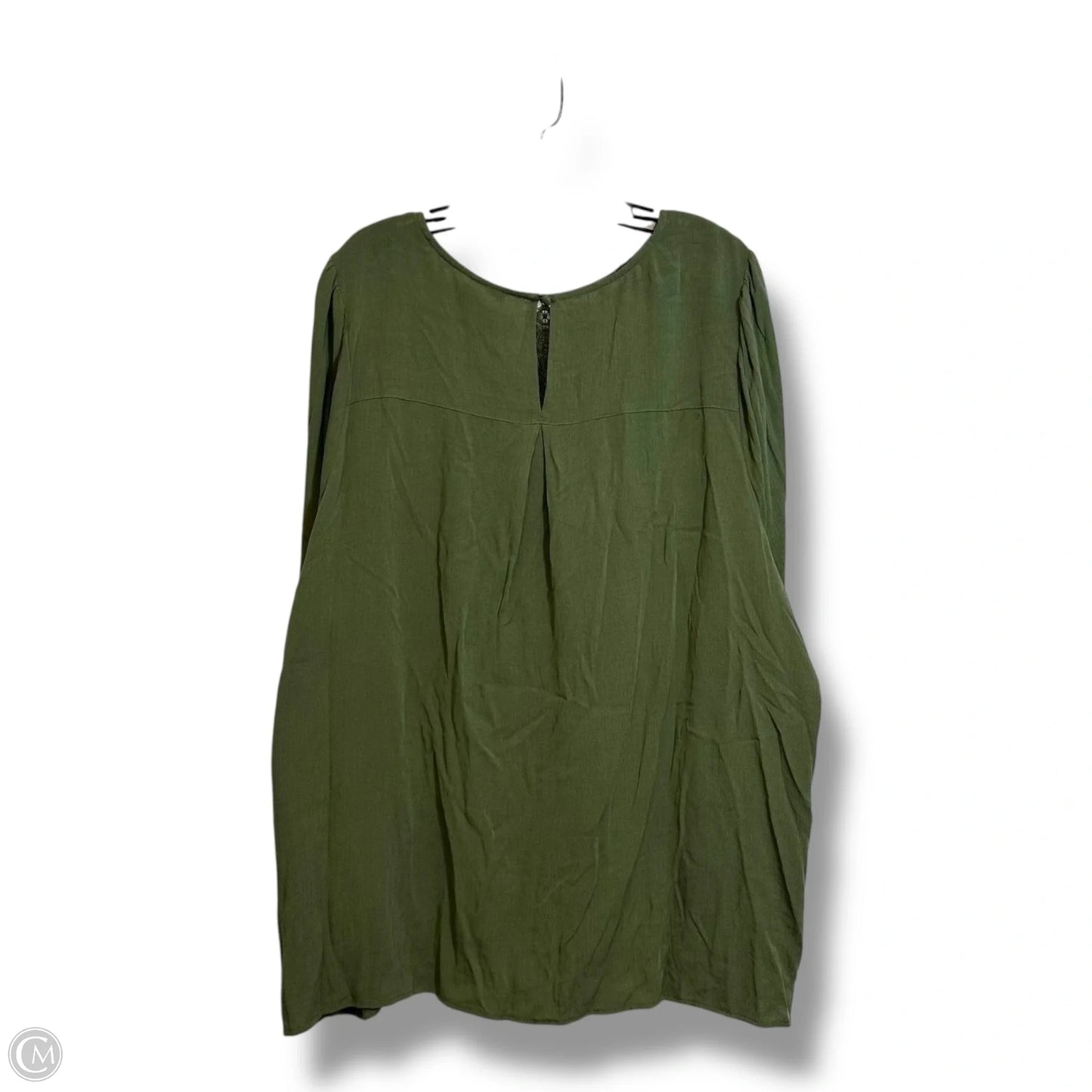 Top Long Sleeve By Torrid In Green, Size: 3x