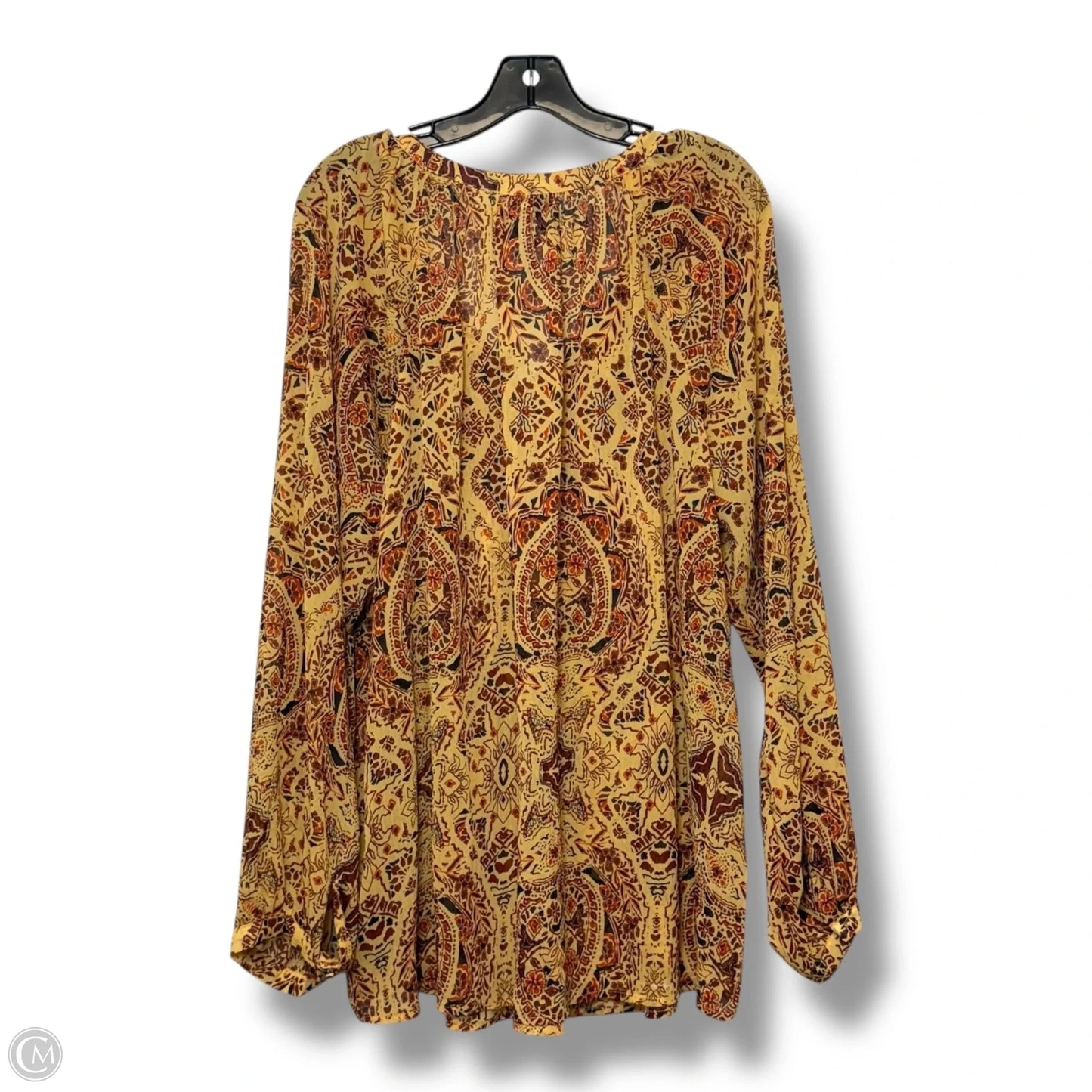 Top Long Sleeve By Torrid In Beige, Size: 3x