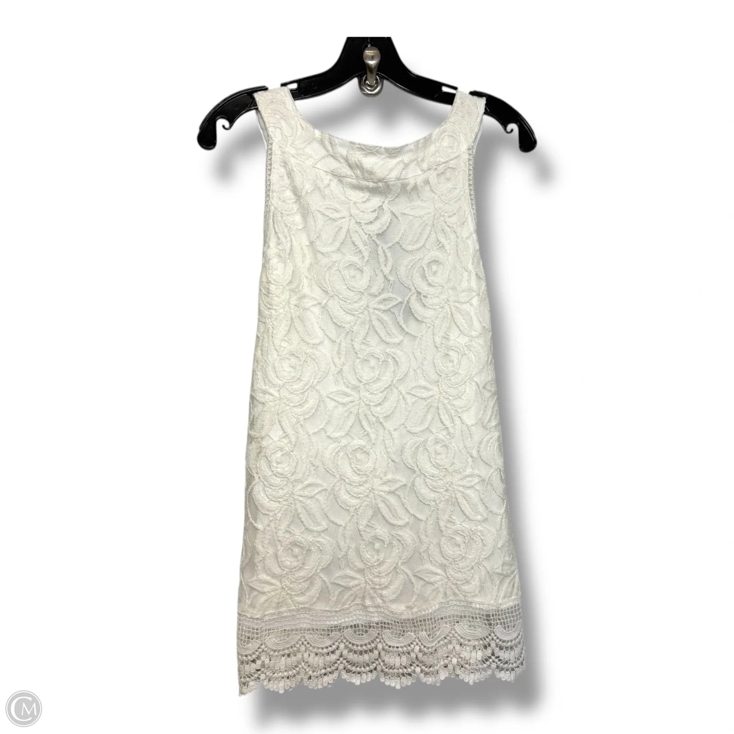 Top Sleeveless By Clothes Mentor In White, Size: L