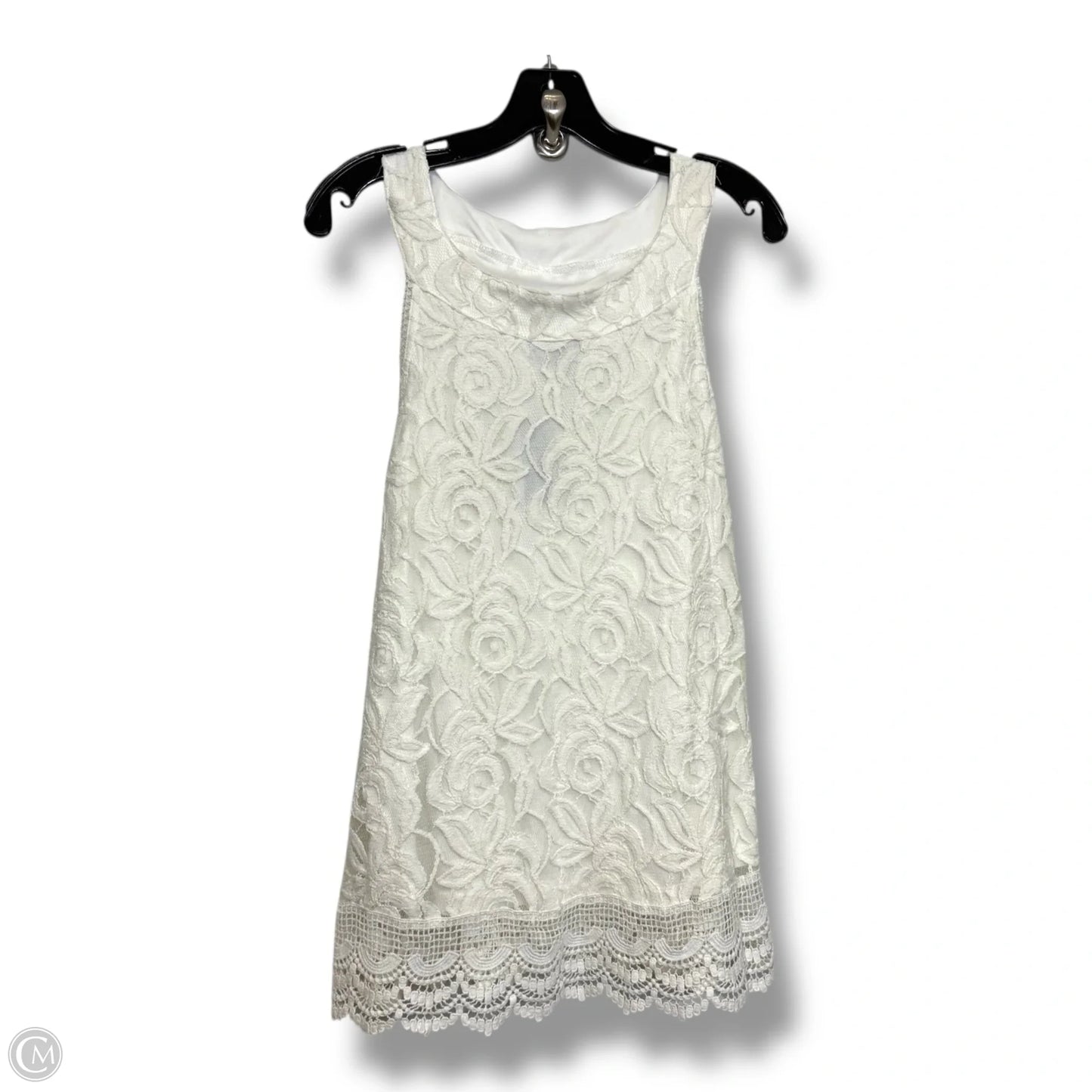 Top Sleeveless By Clothes Mentor In White, Size: L