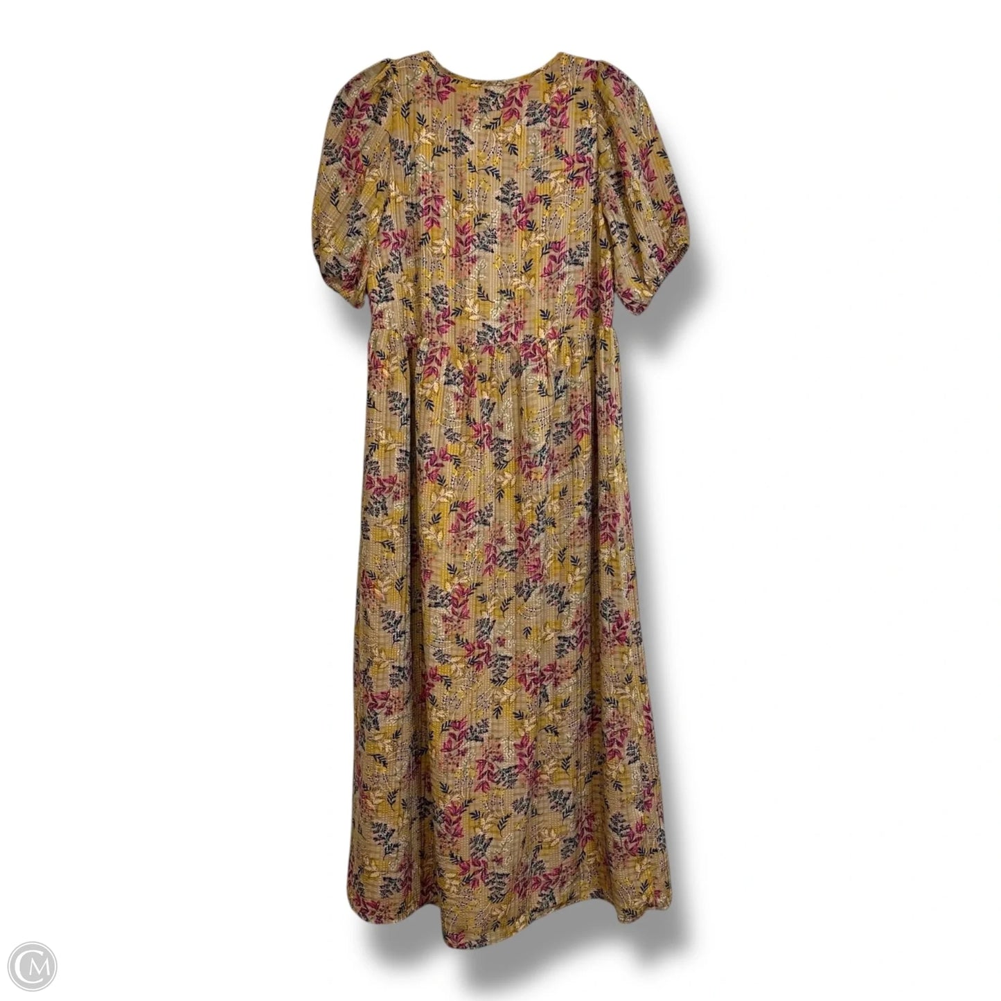 Dress Casual Midi By Loft In Floral Print, Size: Xs