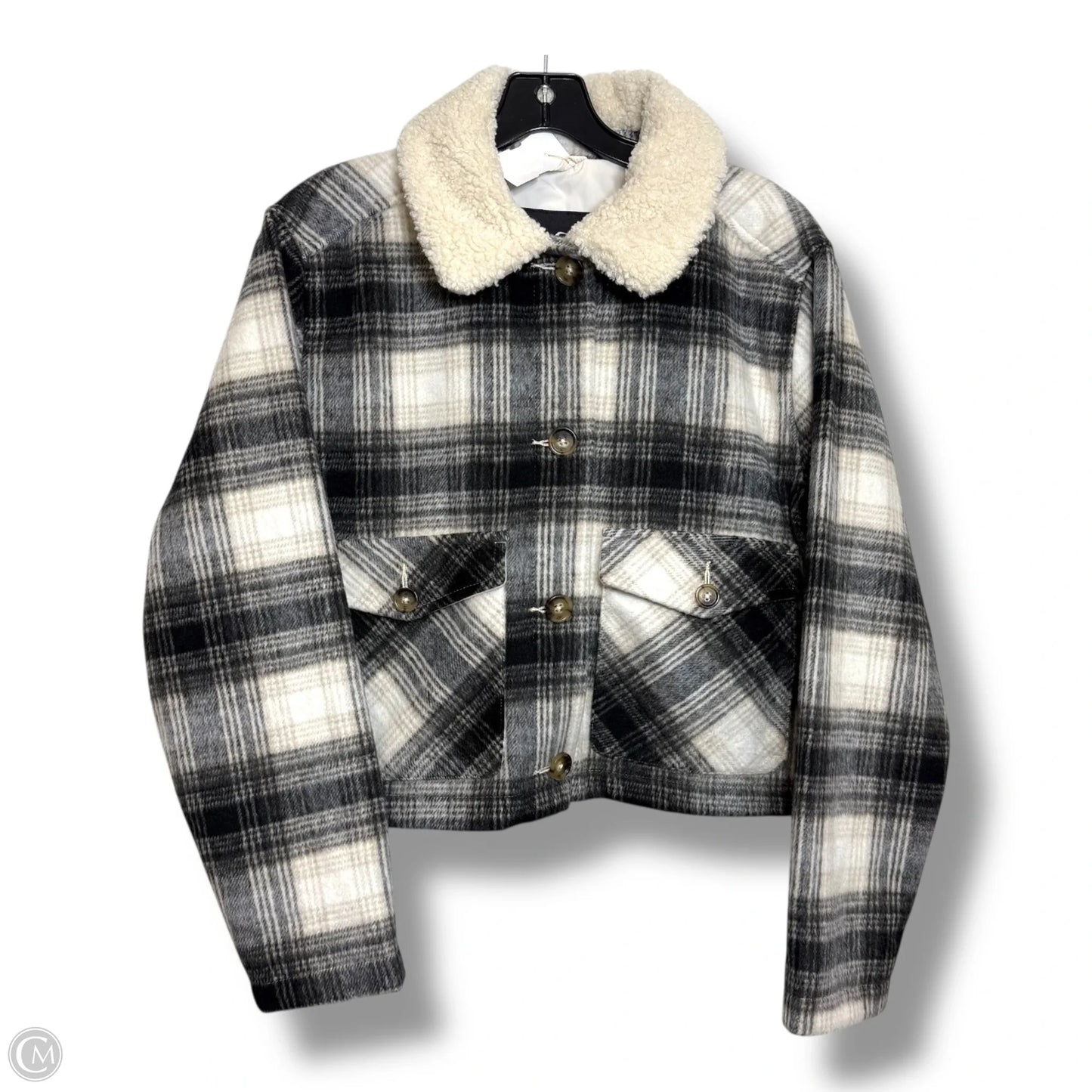 Jacket Other By Hollister In Plaid Pattern, Size: M