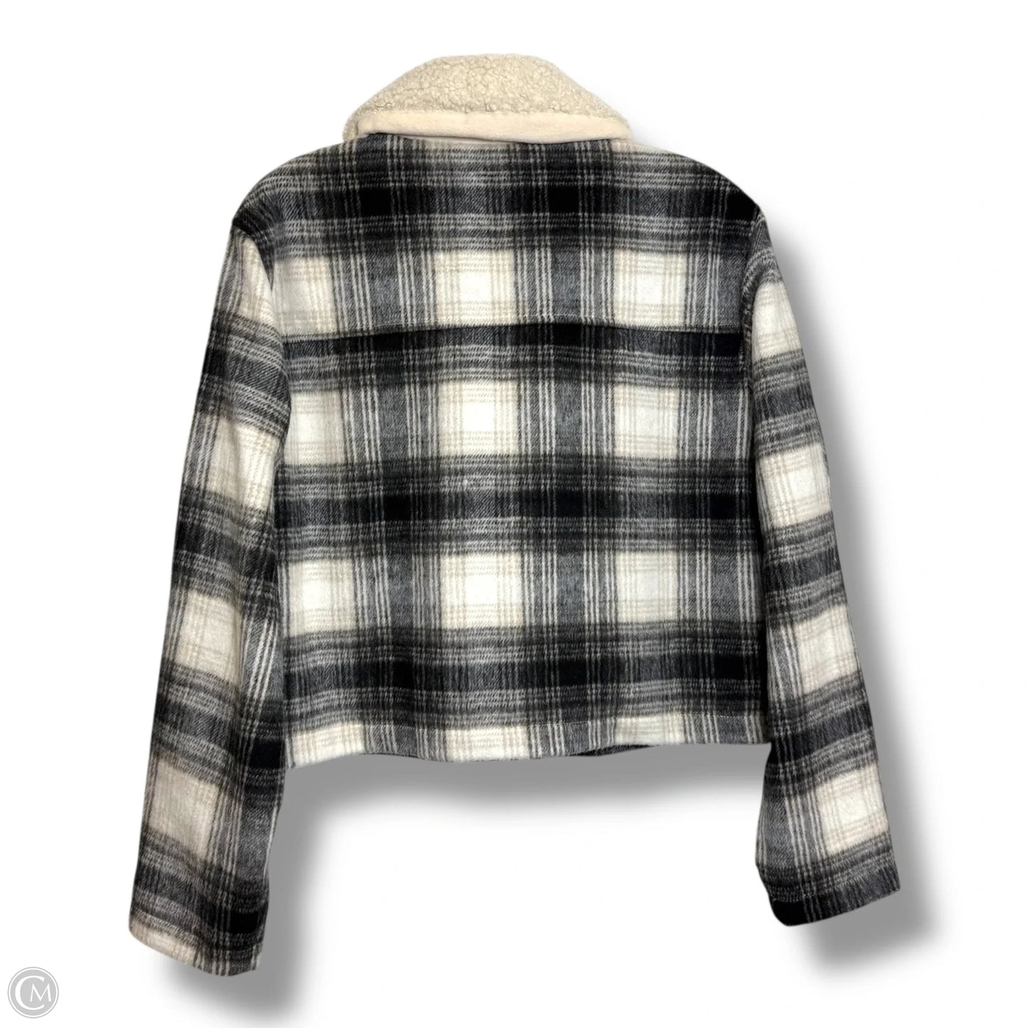 Jacket Other By Hollister In Plaid Pattern, Size: M