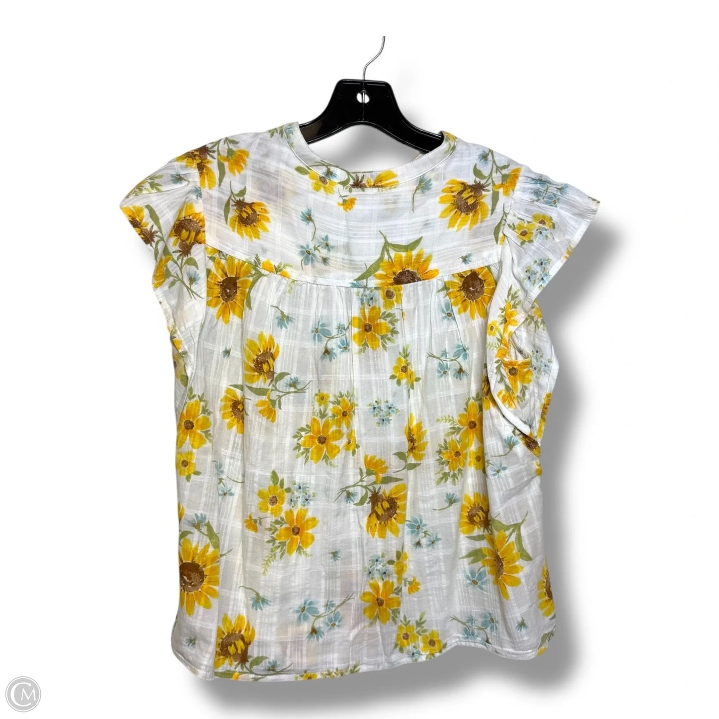 Top Sleeveless By Old Navy In Floral Print, Size: S