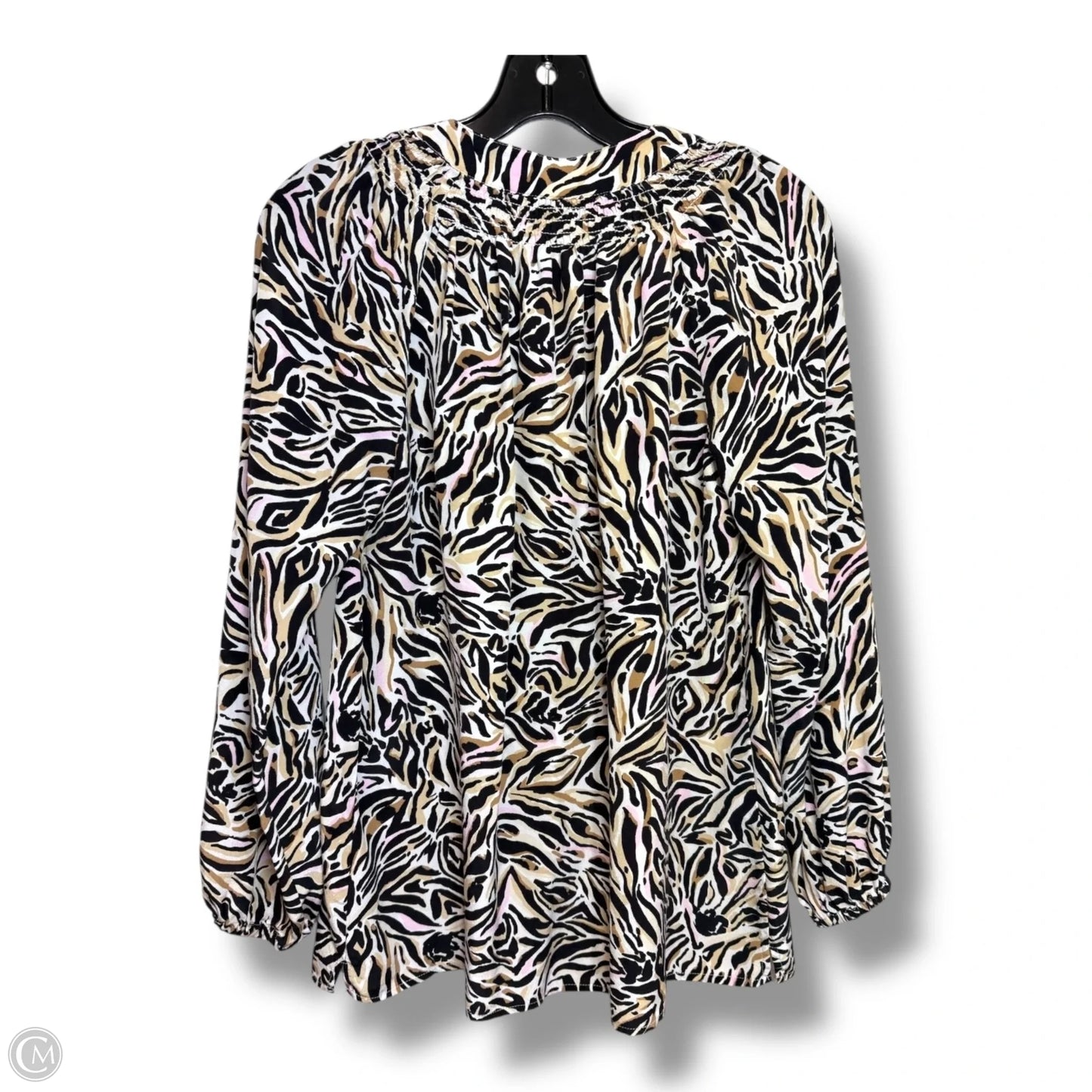 Top Long Sleeve Designer By Lilly Pulitzer In Animal Print, Size: S