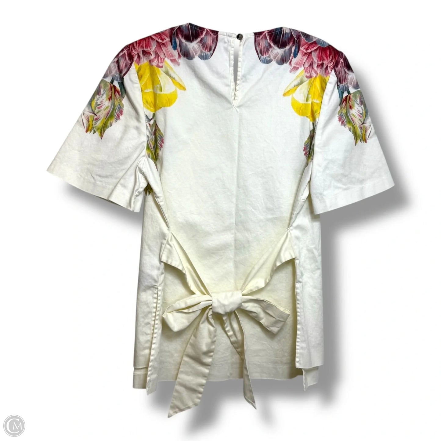 Top Short Sleeve By Ted Baker In Floral Print, Size: 2