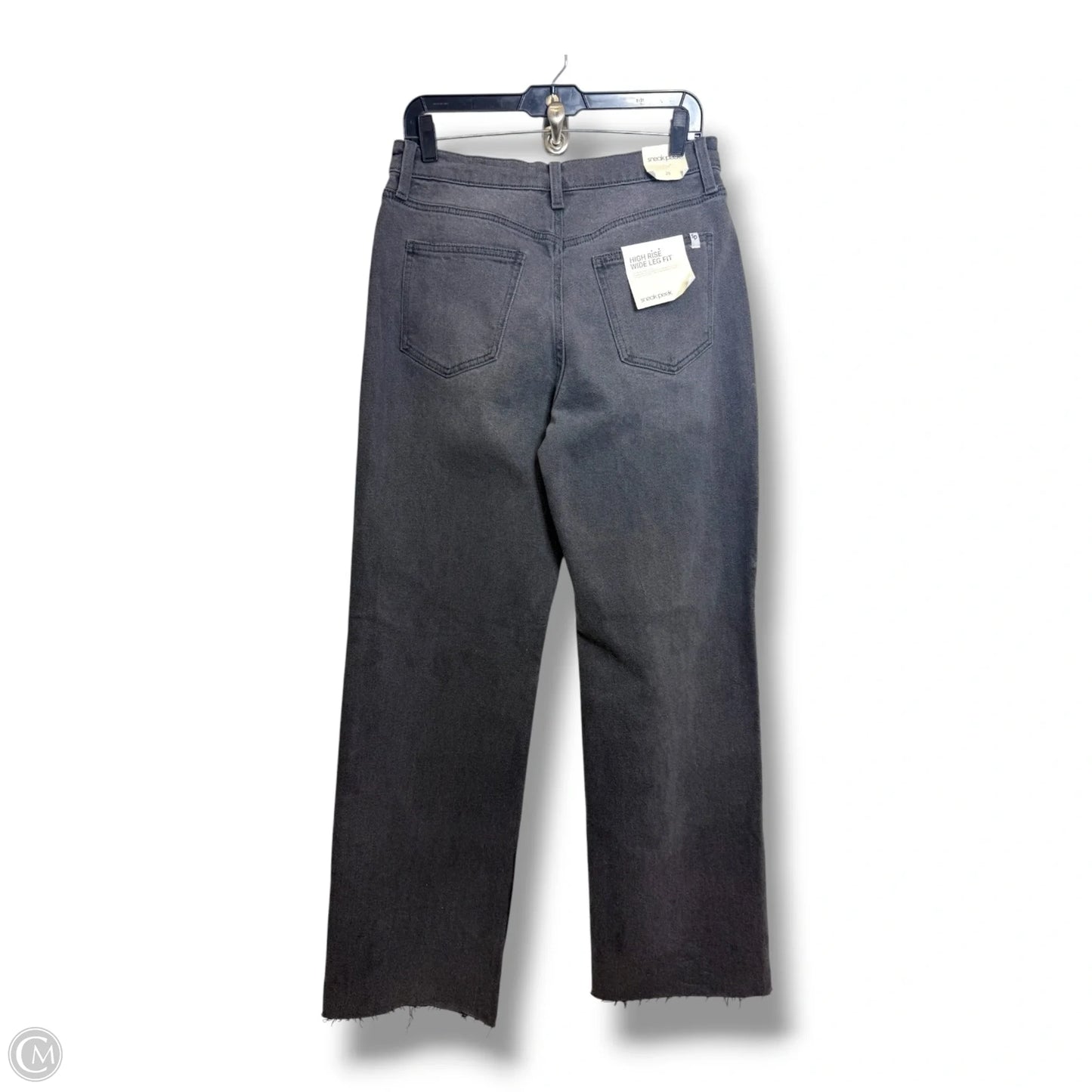 Jeans Wide Leg By Sneak Peek In Black, Size: 8