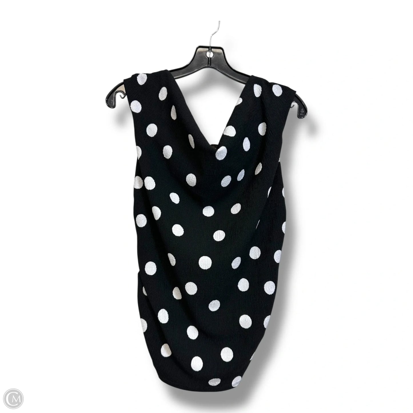 Top Sleeveless By Loft In Polkadot Pattern, Size: Xl