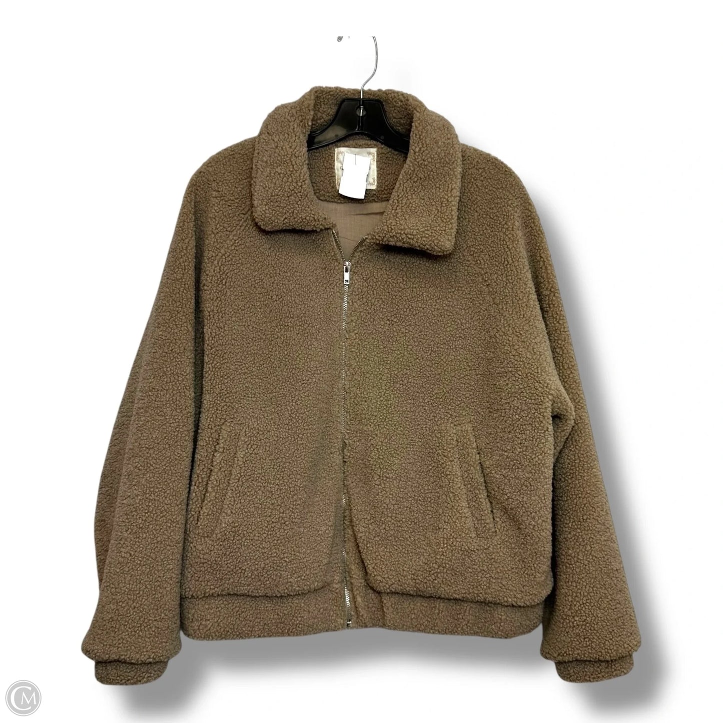 Jacket Faux Fur & Sherpa By Altard State In Tan, Size: L
