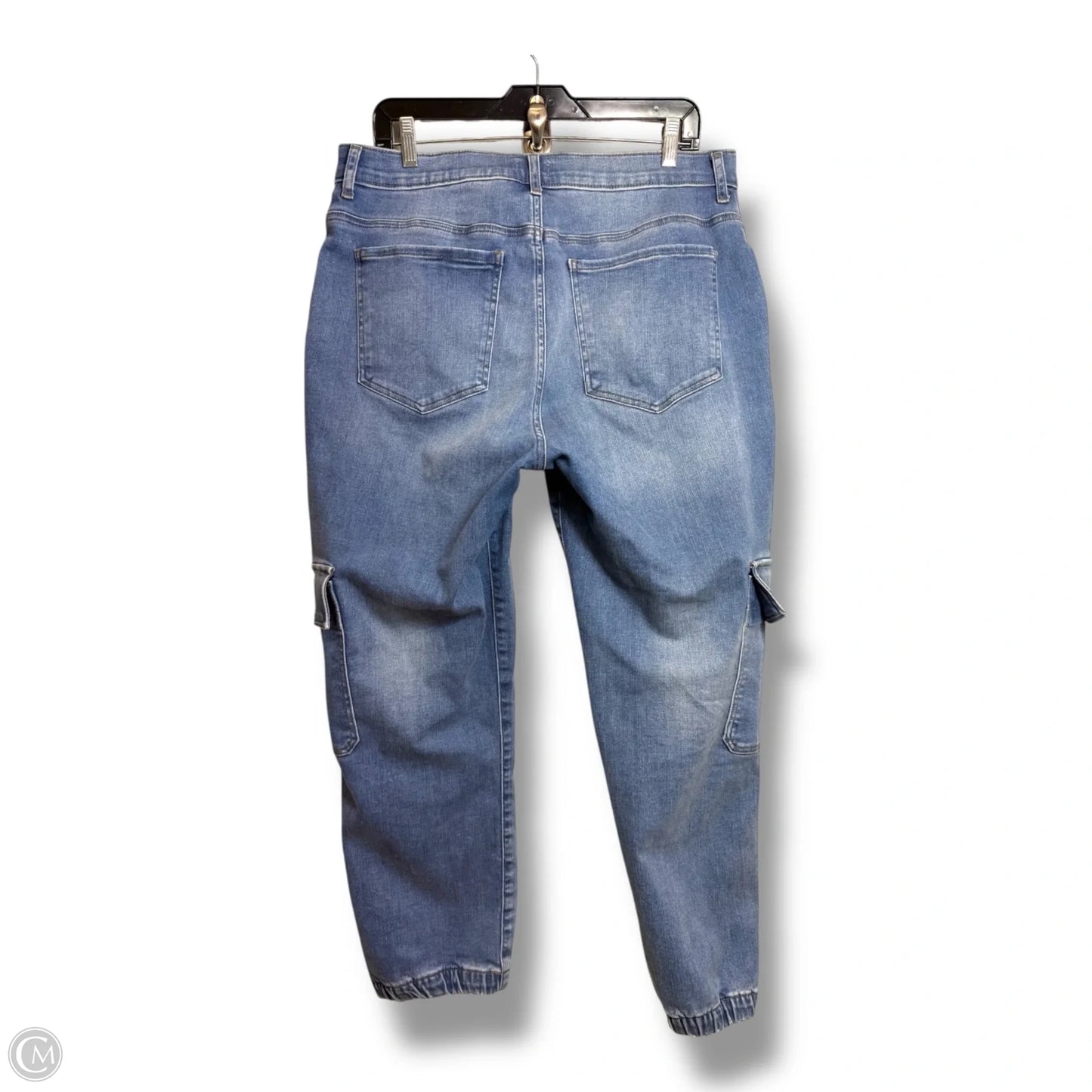 Jeans Boyfriend By Express In Blue Denim, Size: 14