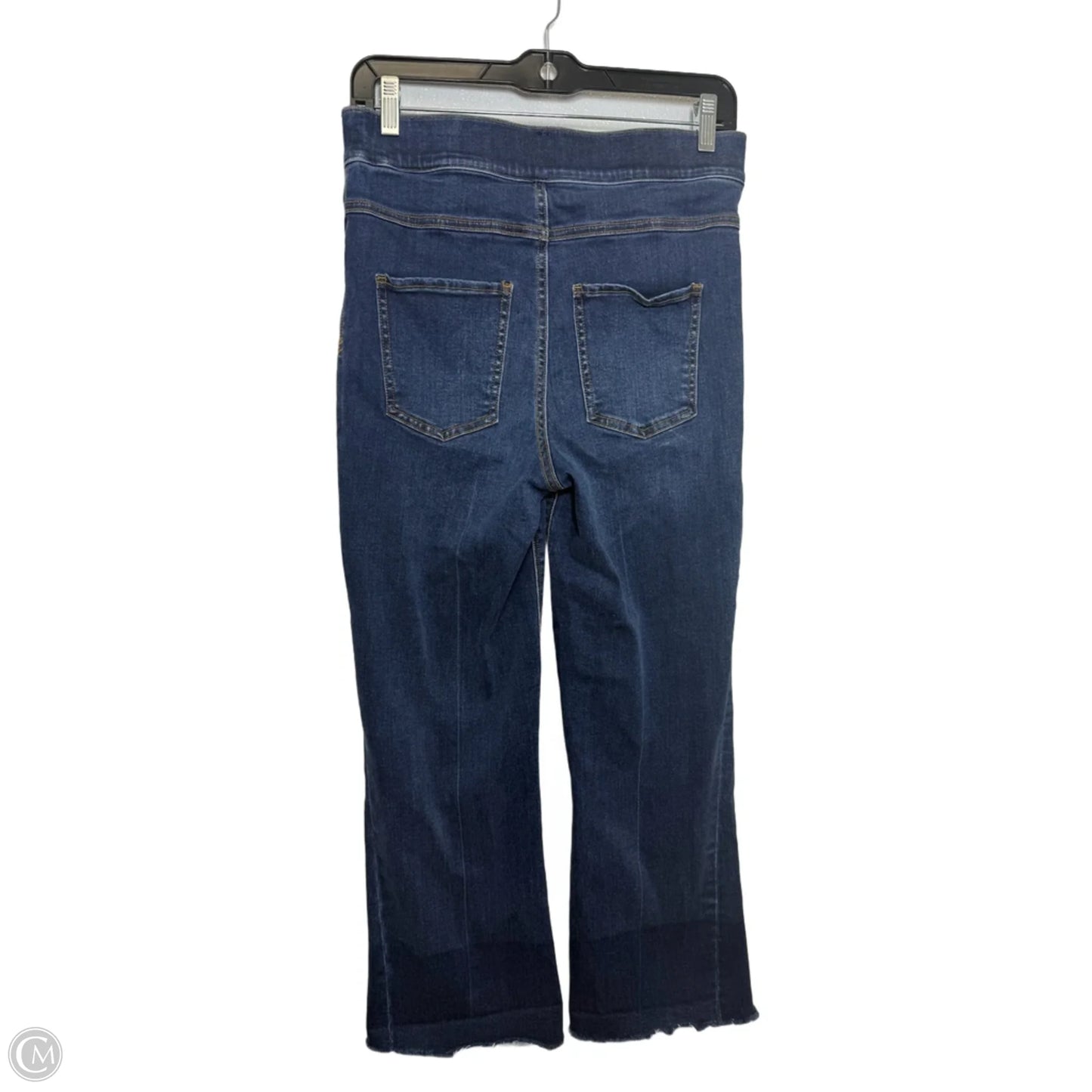 Jeans Cropped By Spanx In Blue Denim, Size: M