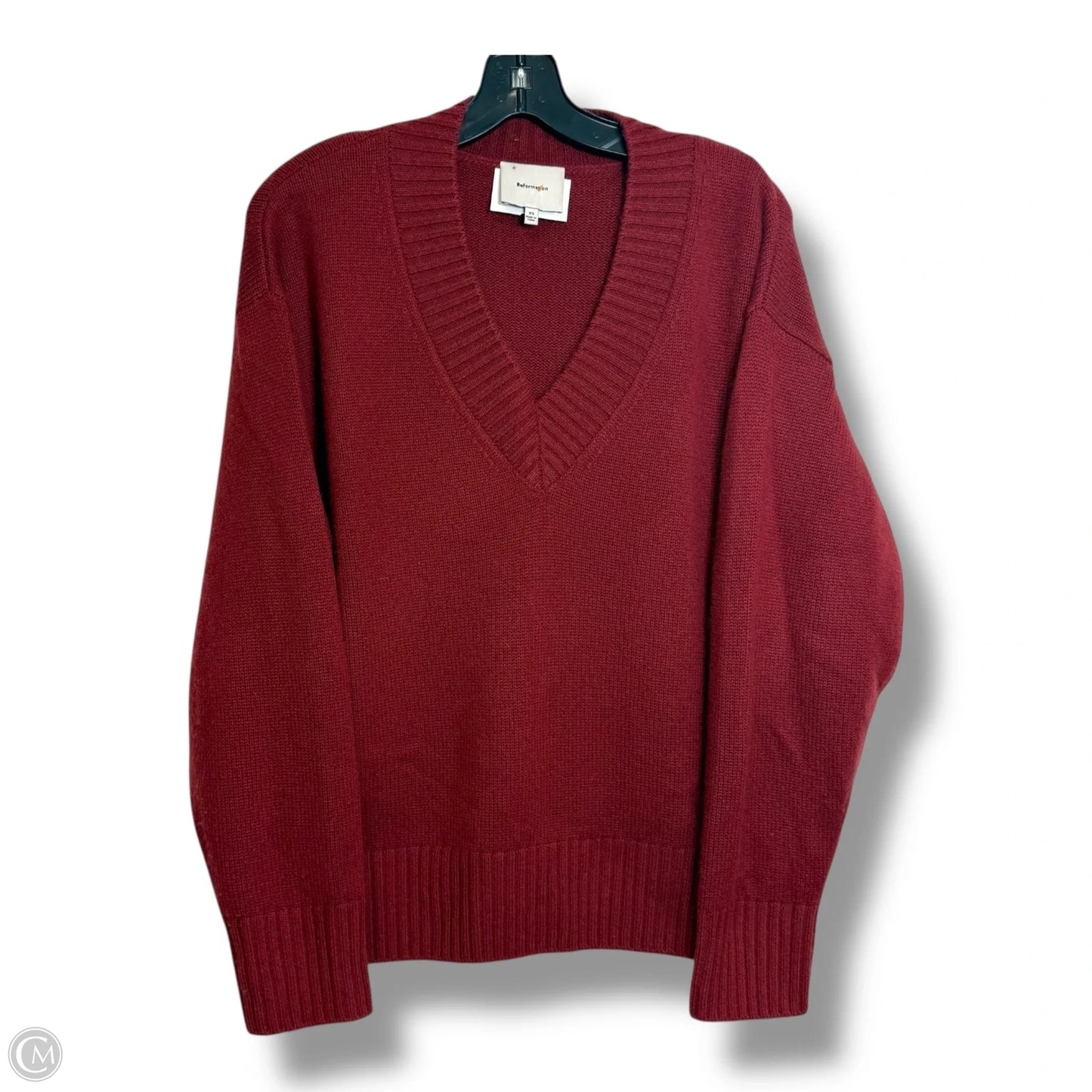 Sweater By Reformation In Maroon, Size: Xs